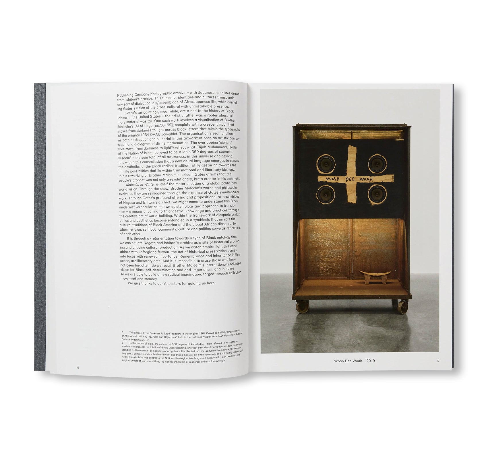 1965: MALCOLM IN WINTER: A TRANSLATION EXERCISE by Theaster Gates