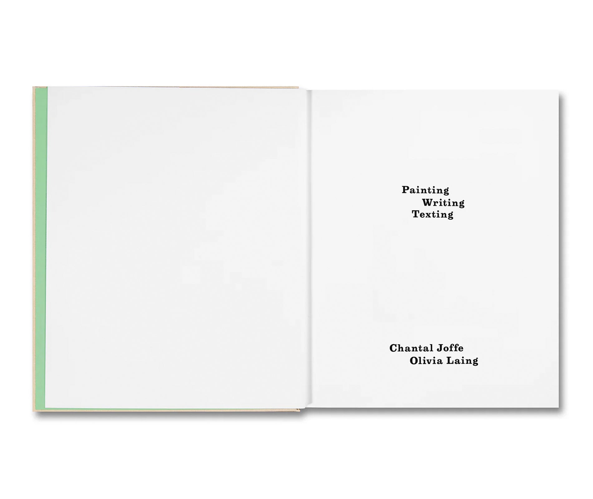 PAINTING WRITING TEXTING by Chantal Joffe, Olivia Laing
