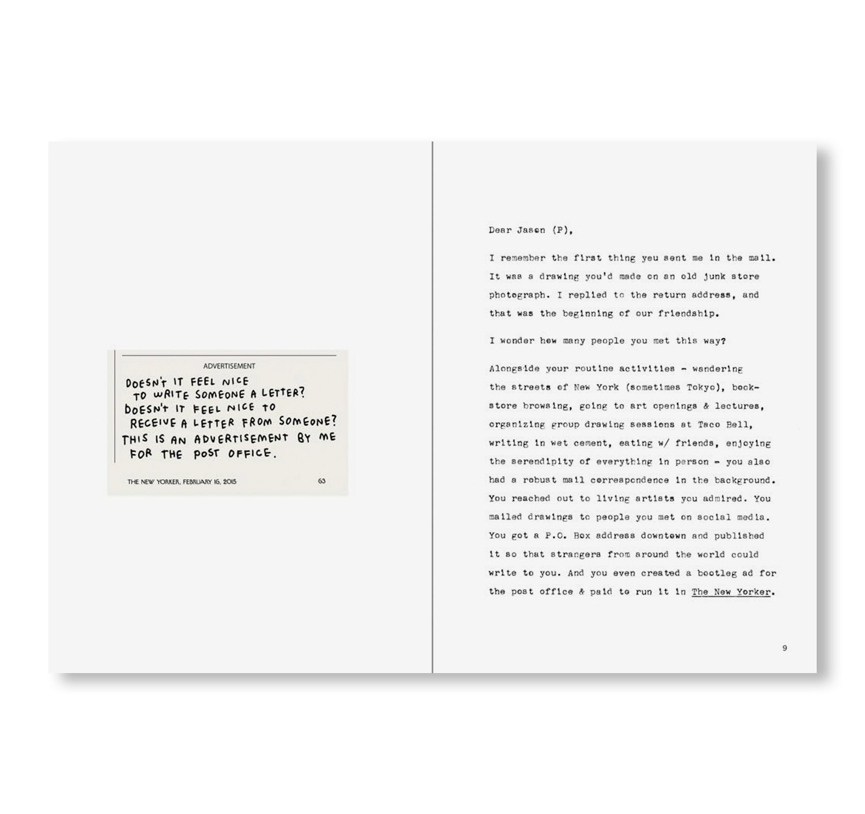 JASON POLAN: THE POST OFFICE by Jason Polan