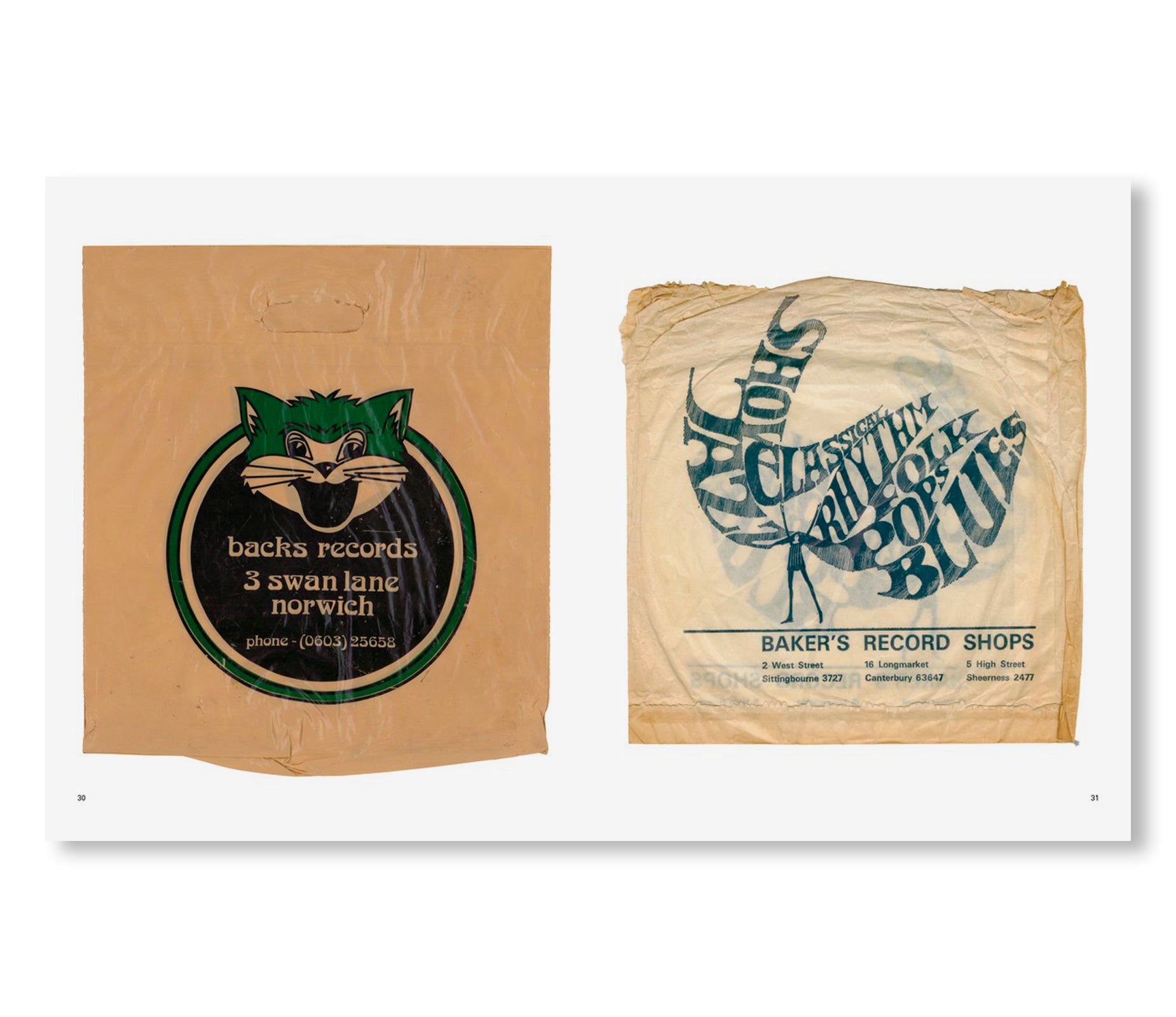 A–Z OF RECORD SHOP BAGS by Jonny Trunk