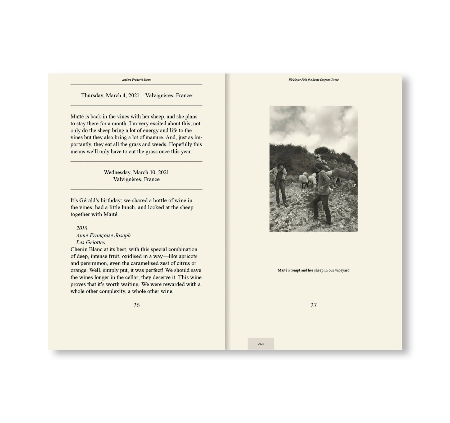 WE NEVER FOLD THE SAME ORIGAMI TWICE by Anders Frederik Steen (VOL.2)