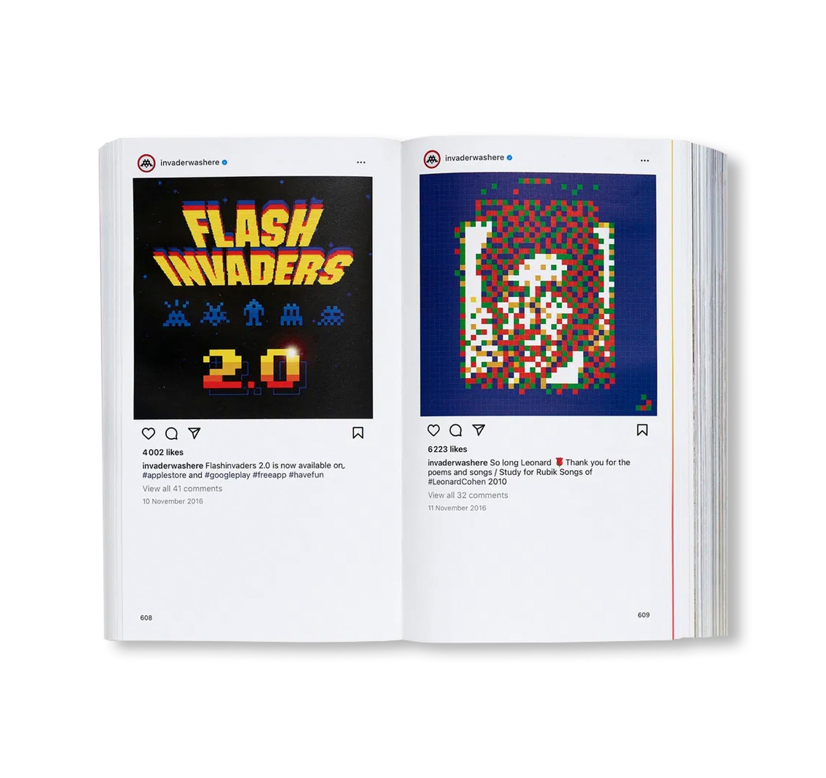 @INVADERWASHERE: TEN YEARS ON INSTAGRAM by Invader