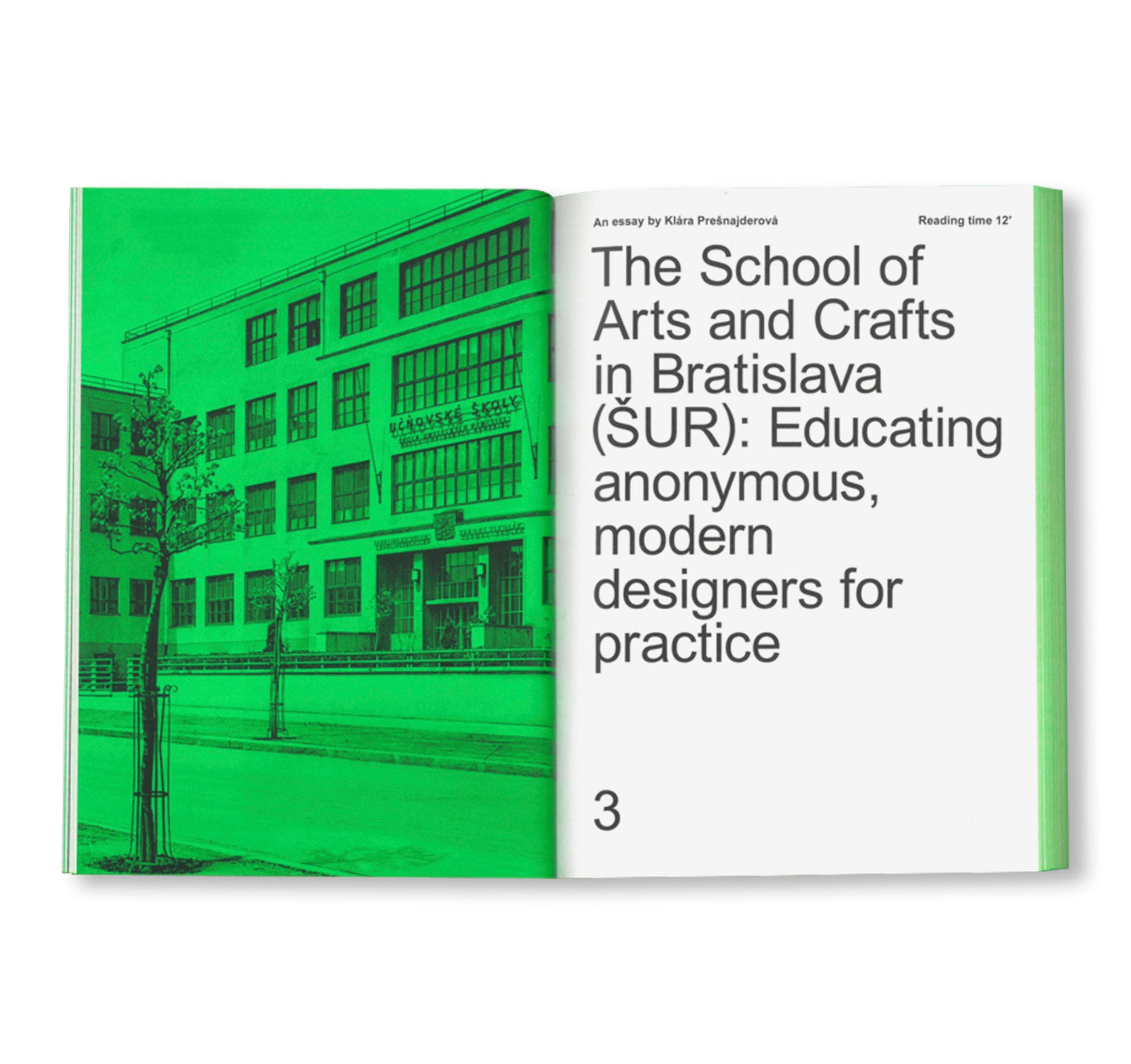 THE NEW DESIGNER - DESIGN AS A PROFESSION - SCHOOLS OF DEPARTURE NO. 2 by Stiftung Bauhaus Dessau [SECOND EDITION]