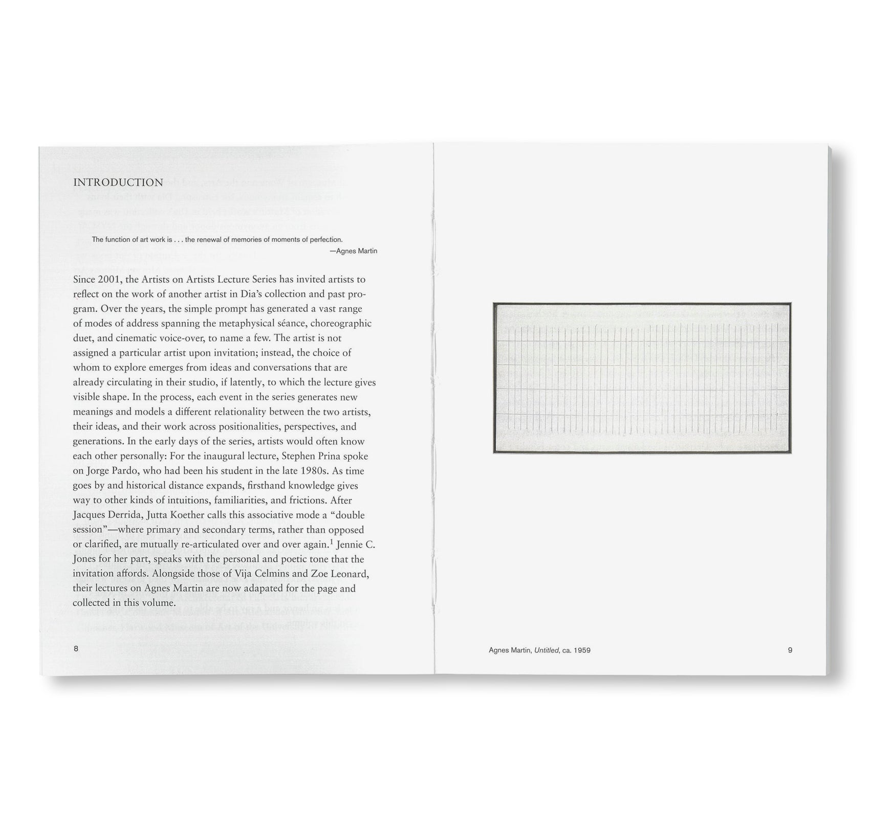 ARTISTS ON AGNES MARTIN