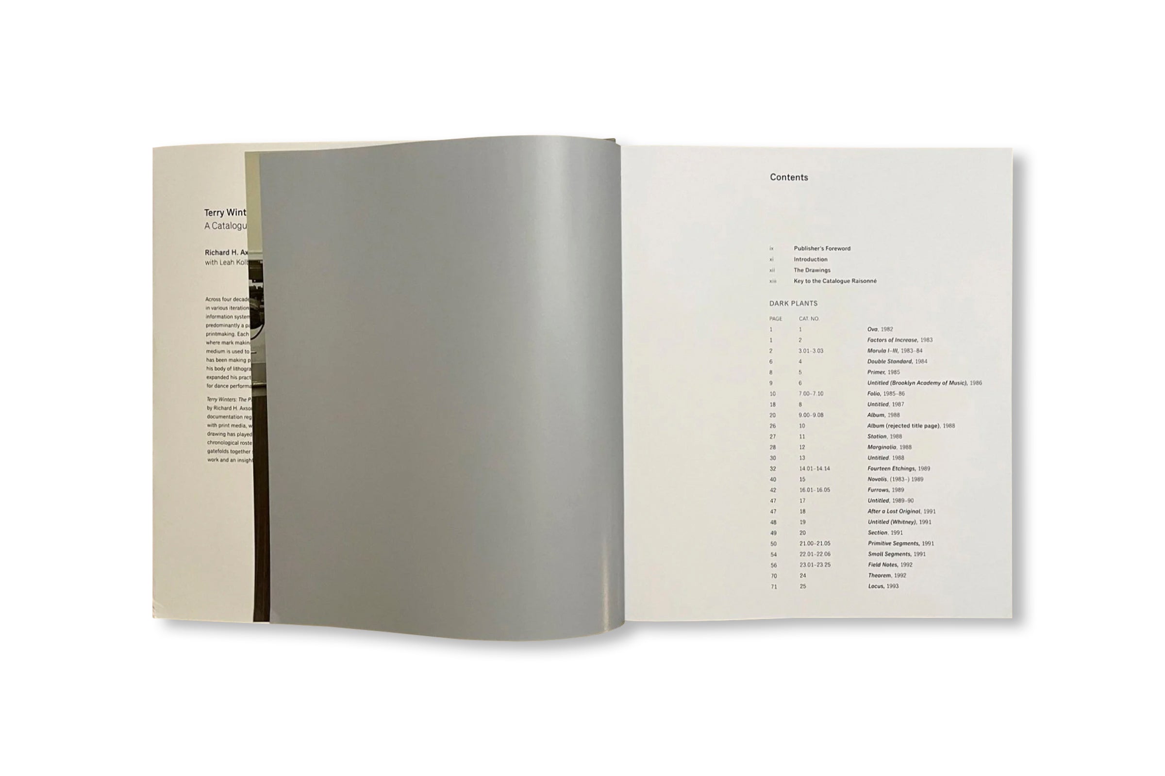 TERRY WINTERS: THE PRINTED WORK, A CATALOGUE RAISONNÉ by Terry Winters