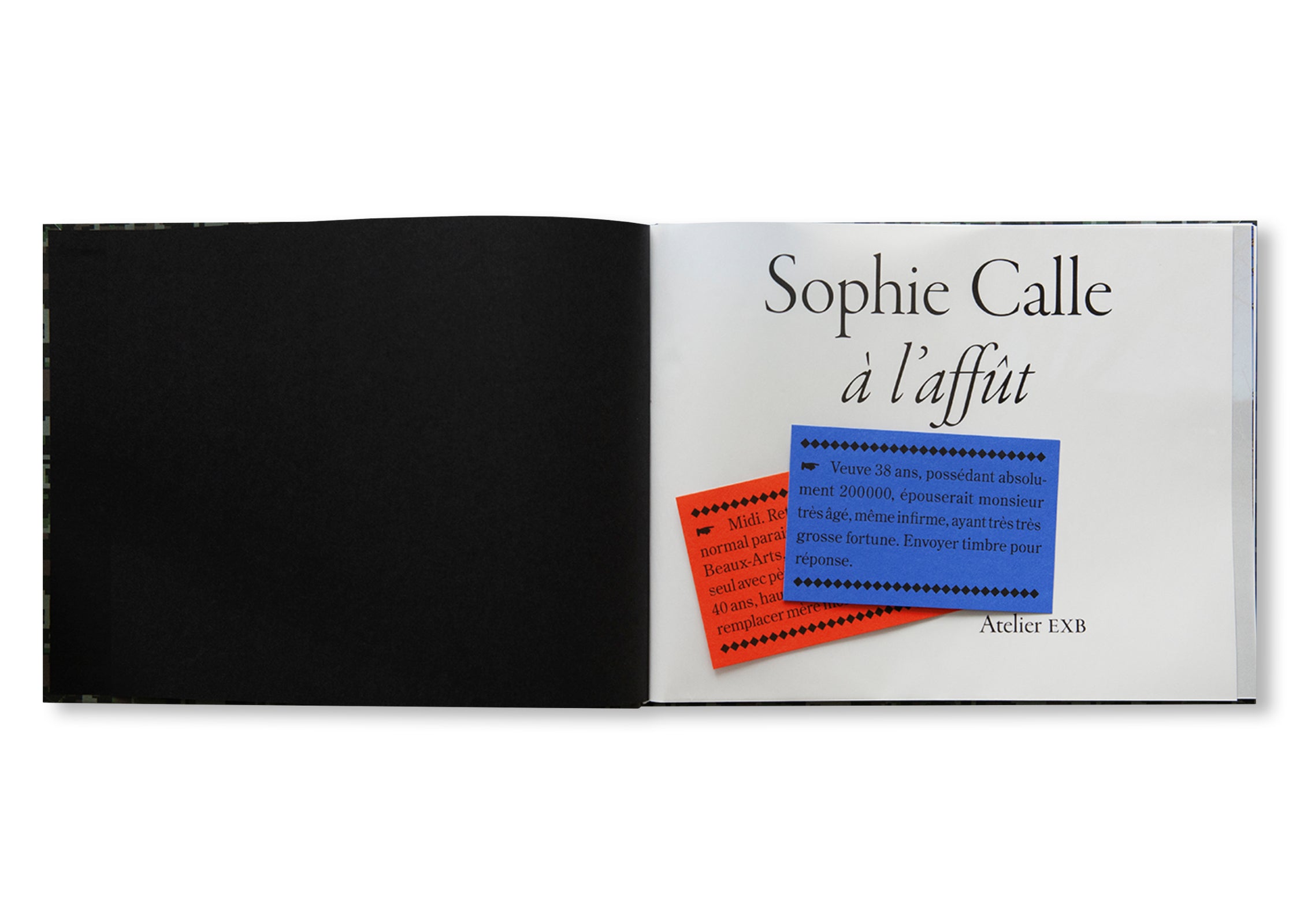 ON THE HUNT by Sophie Calle