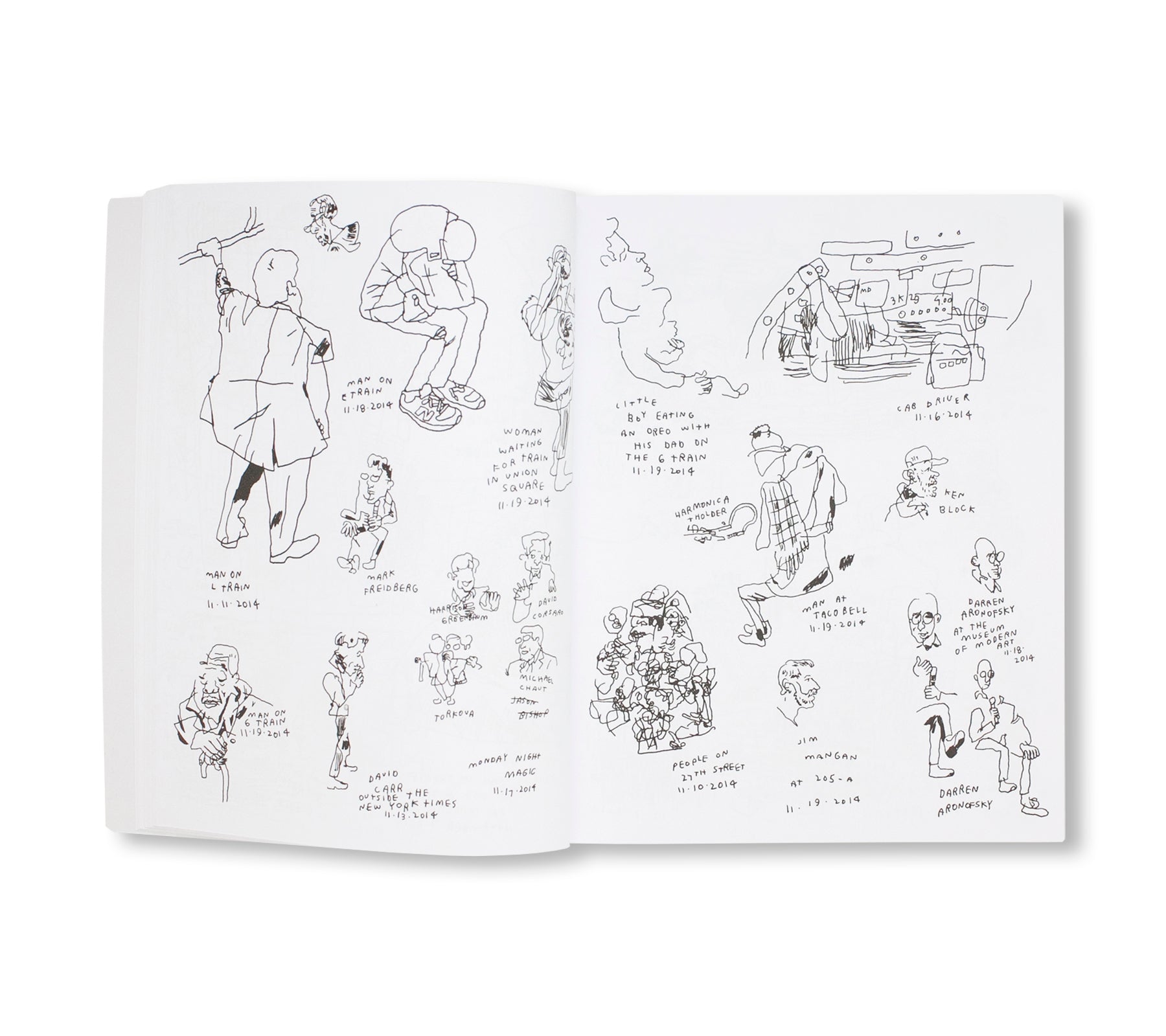 EVERY PERSON IN NEW YORK VOL 2 by Jason Polan