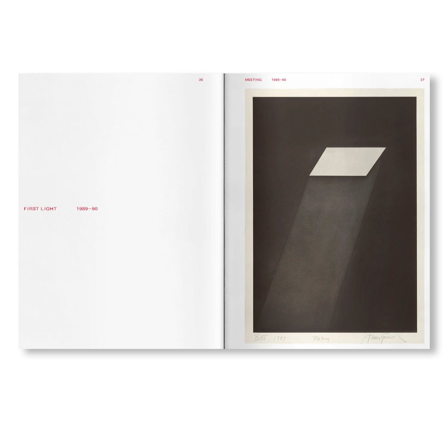 LIGHT IN SPACE AND PRINTS by James Turrell