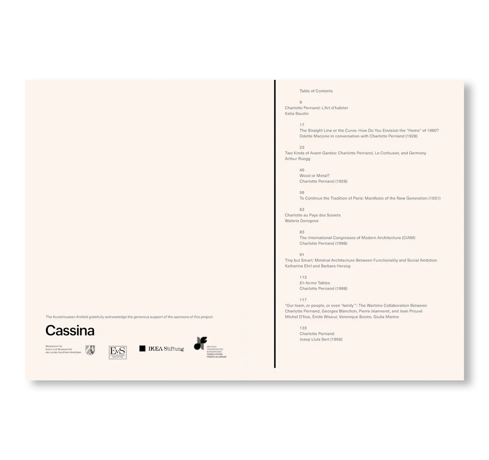THE ART OF DWELLING by Charlotte Perriand