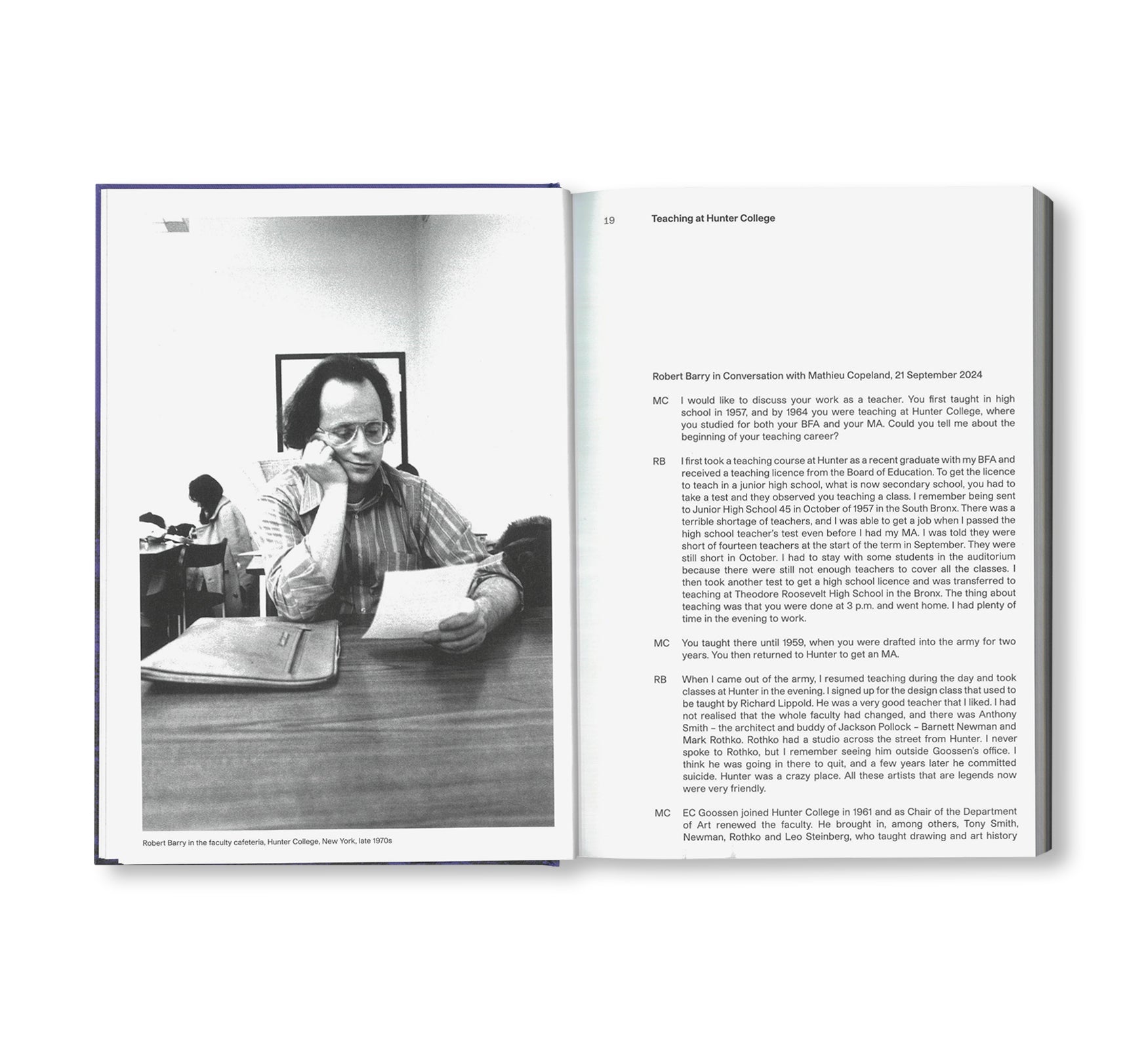 THE DEFINING OF IT… by Robert Barry