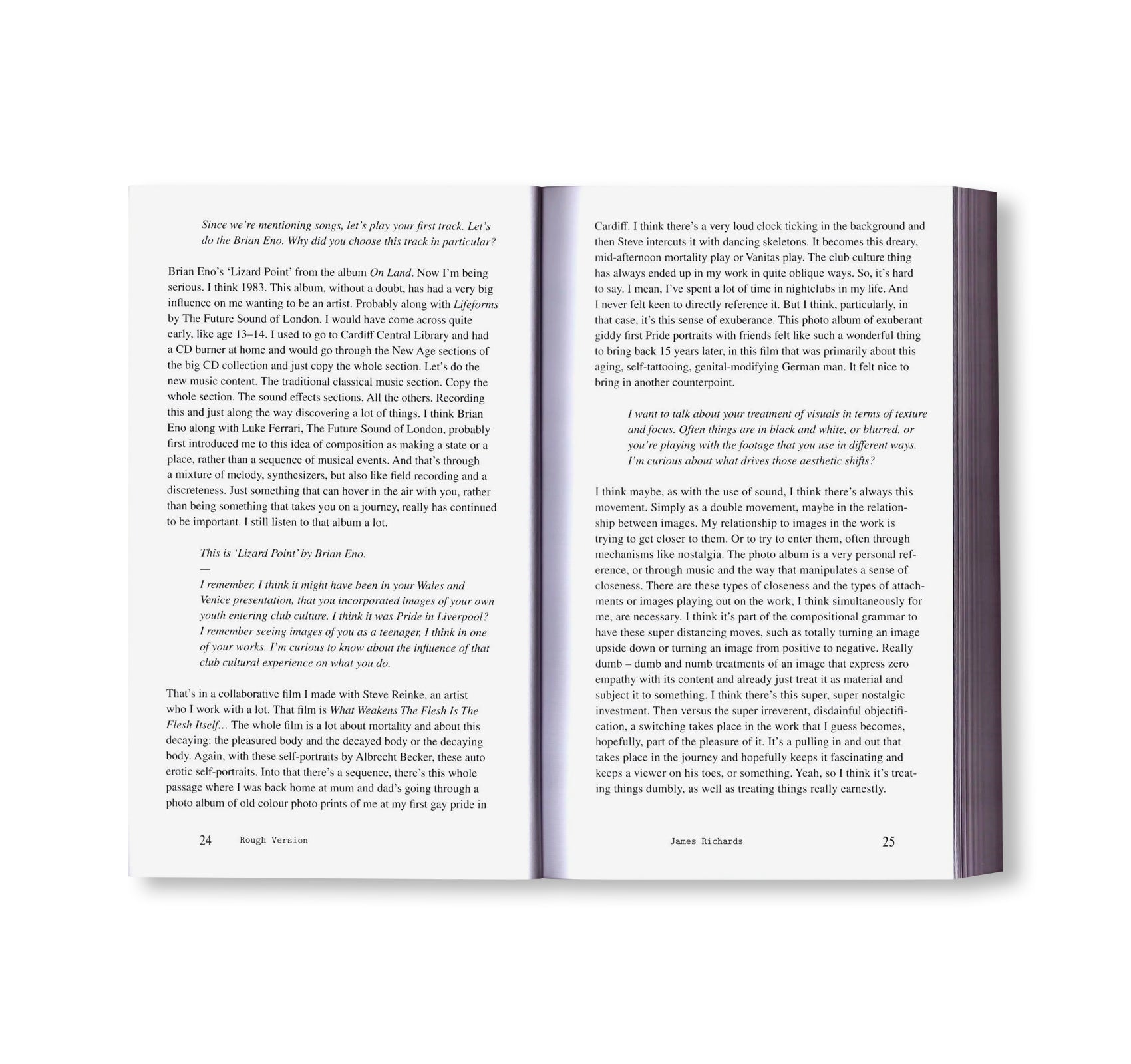 ROUGH VERSION, THE NTS INTERVIEWS, 2022-2024 by Francesca Gavin