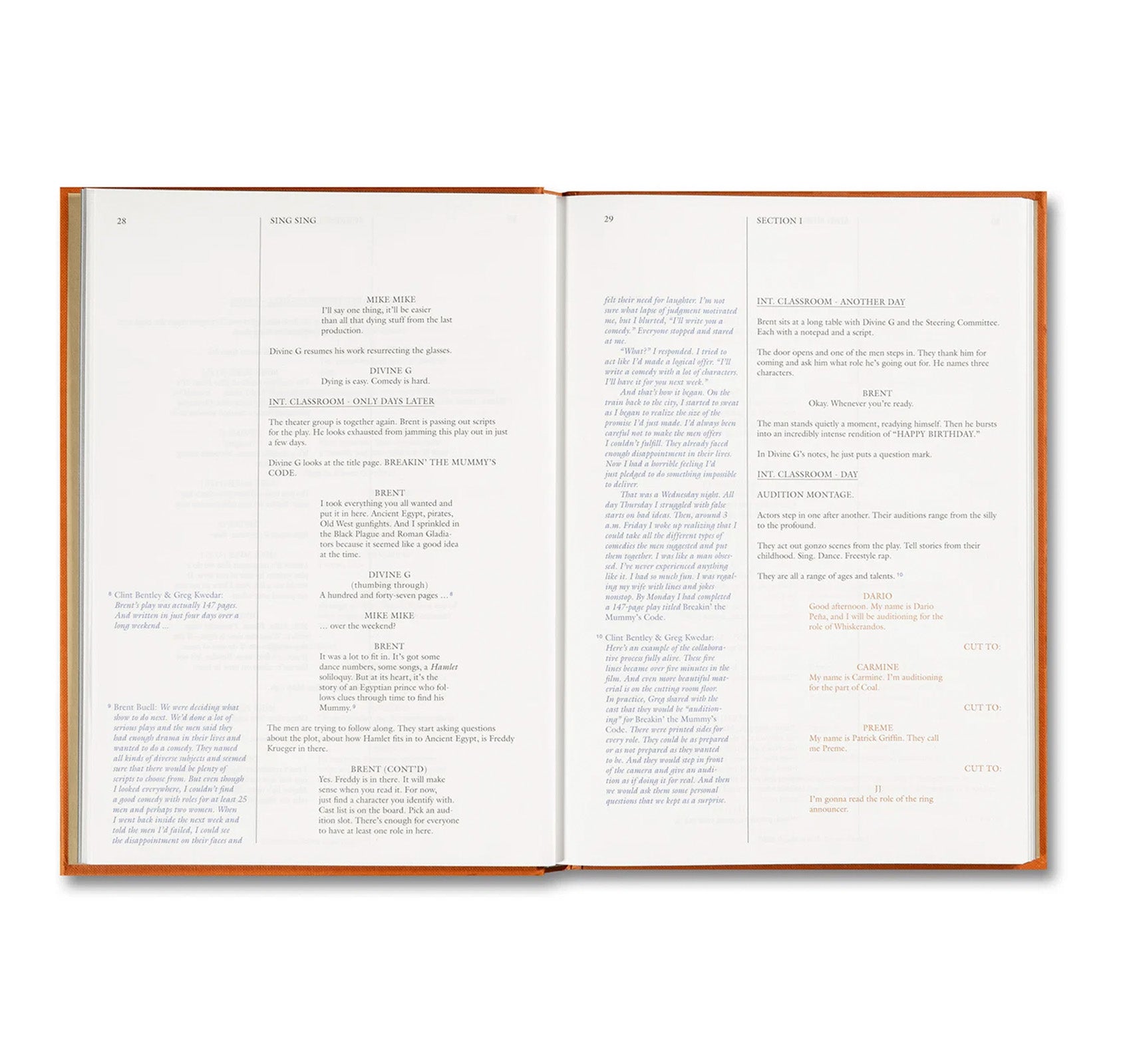 SING SING SCREENPLAY BOOK by Greg Kwedar