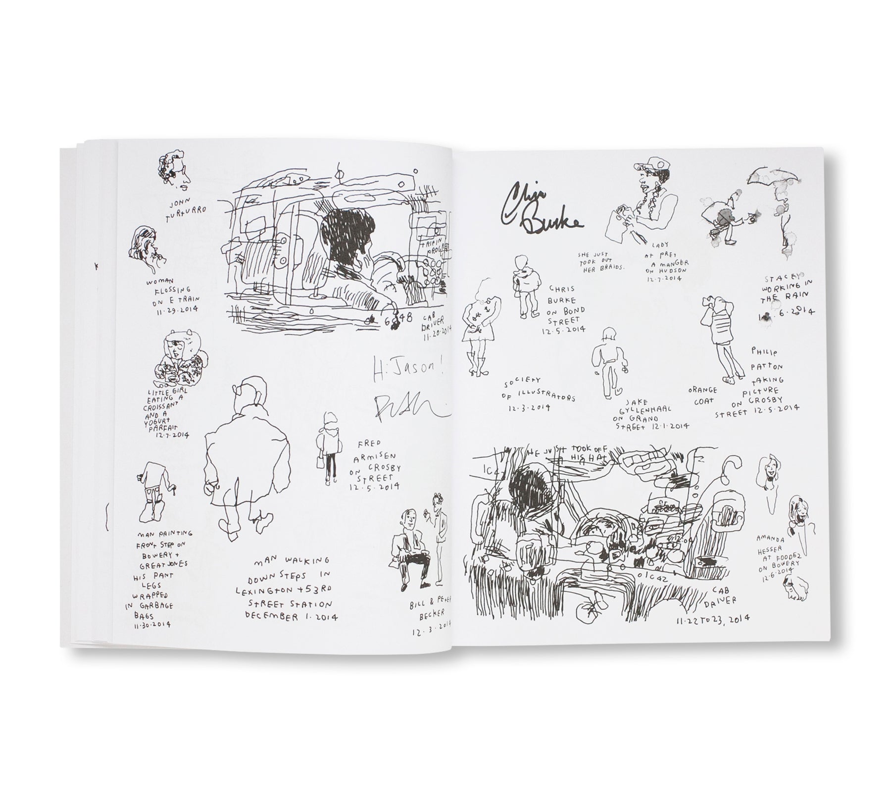 EVERY PERSON IN NEW YORK VOL 2 by Jason Polan