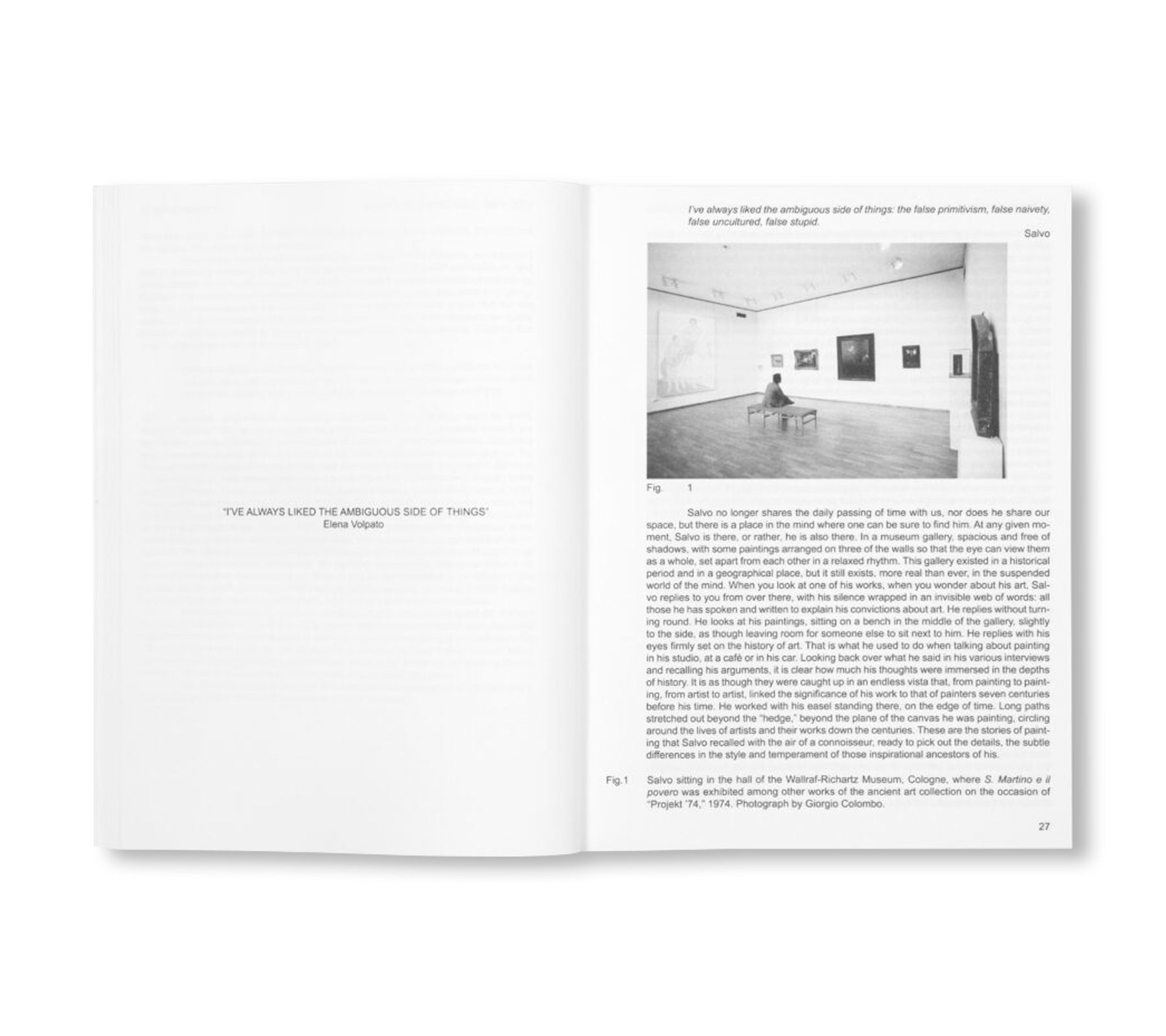 IO SONO SALVO - WORKS AND WRITINGS 1961-2015 by Salvatore Mangione (Salvo)