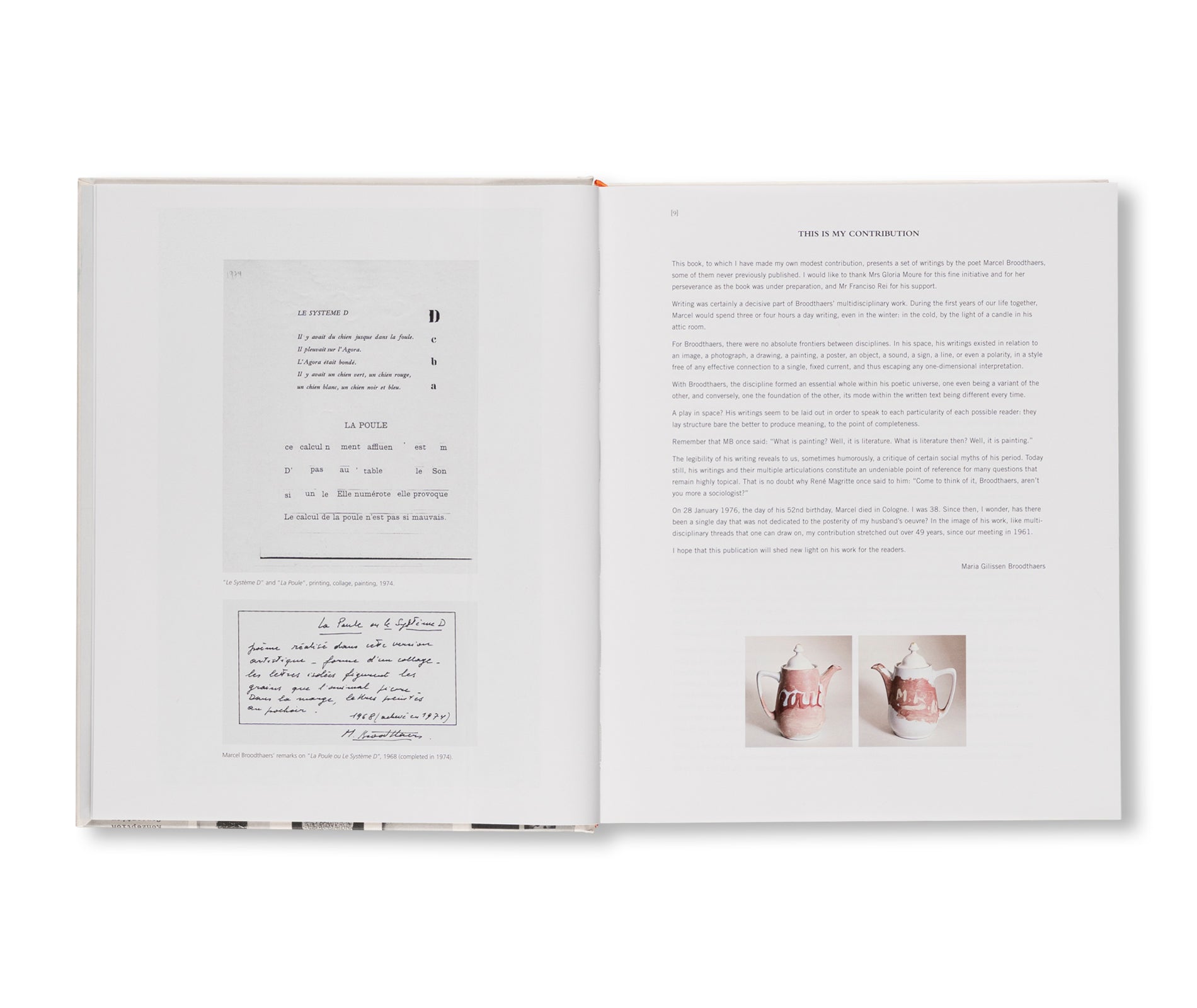 MARCEL BROODTHAERS: COLLECTED WRITINGS by Marcel Broodthaers