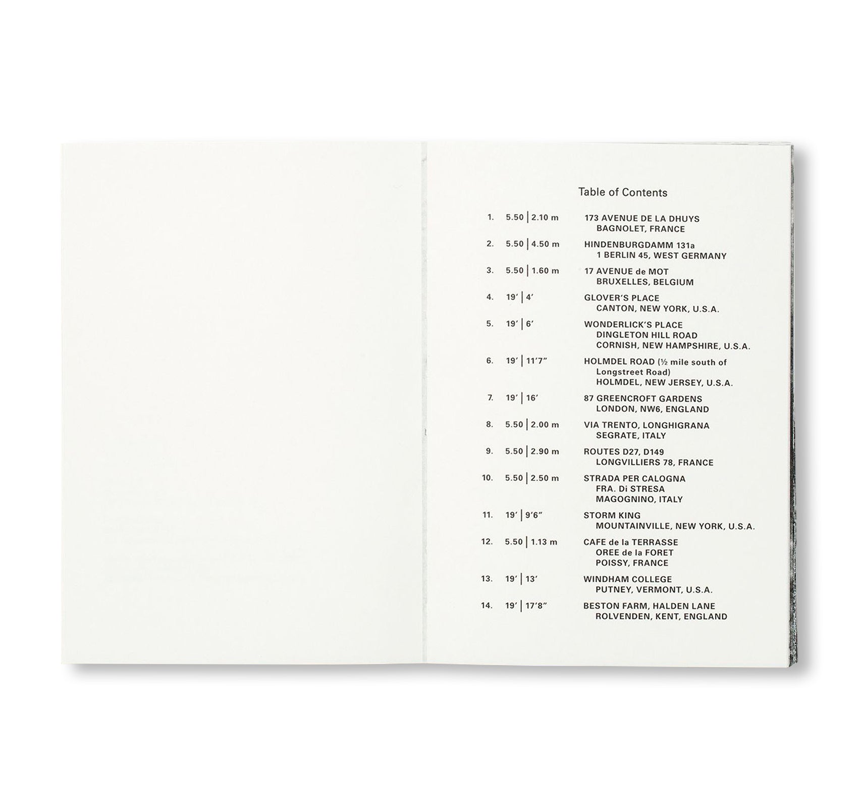 TWO PIPES FOURTEEN LOCATIONS by Peter Downsbrough [SECOND EDITION]