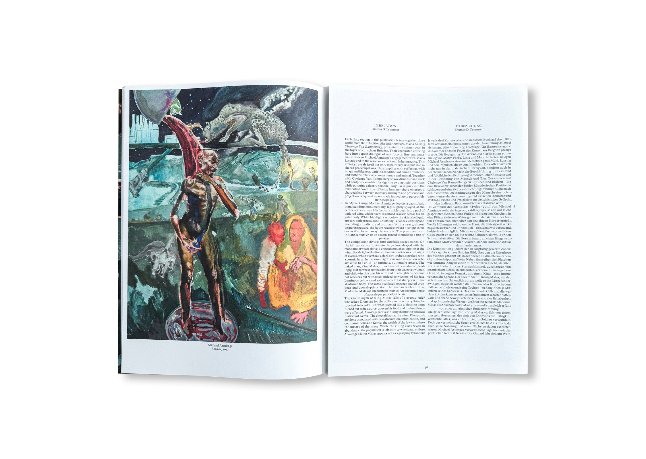 LOOK AT YOURSELF TO FIND YOU by Michael Armitage, Maria Lassnig, Chelenge Van Rampelberg