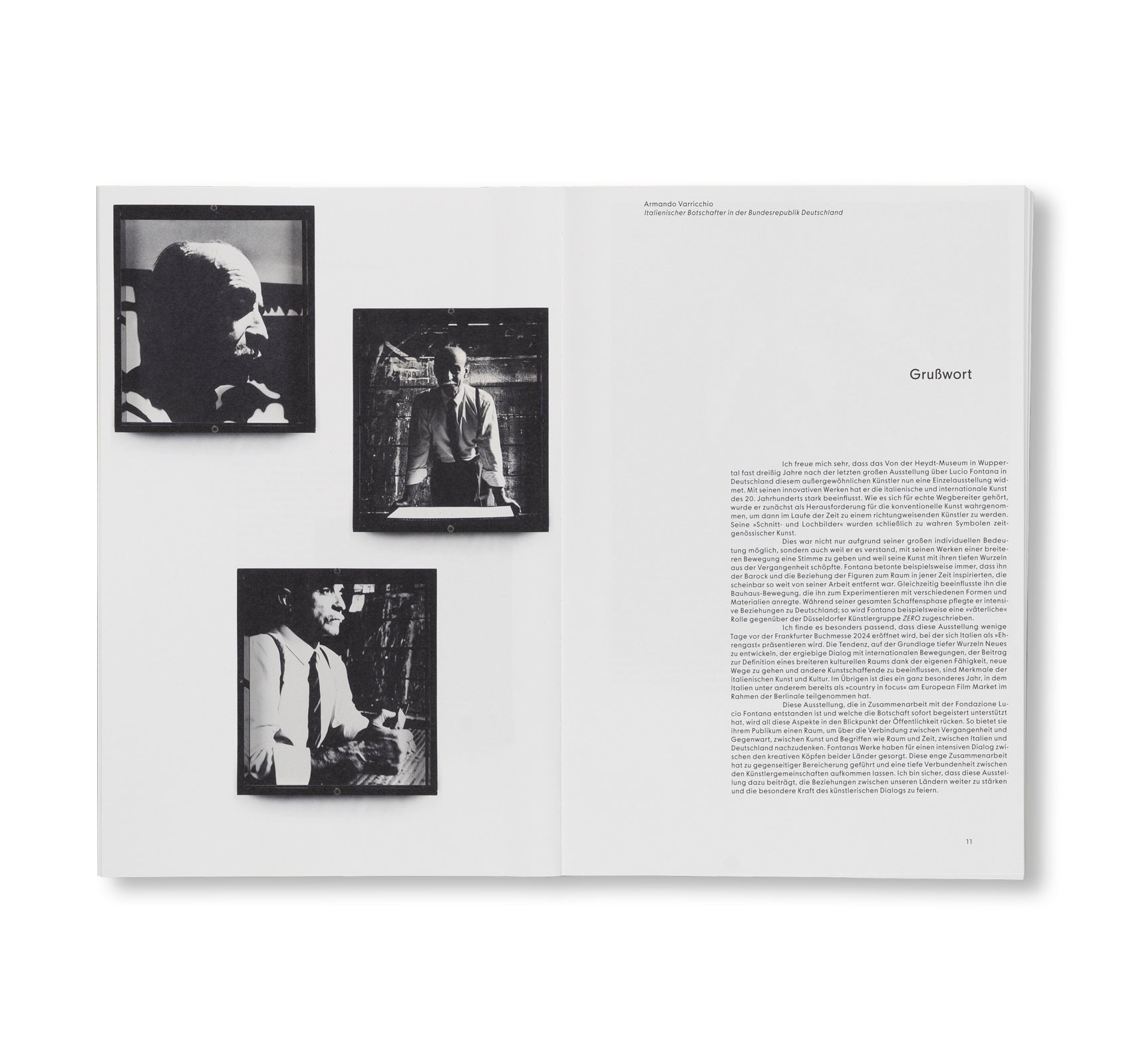 ERWARTUNG by Lucio Fontana [GERMAN EDITION]