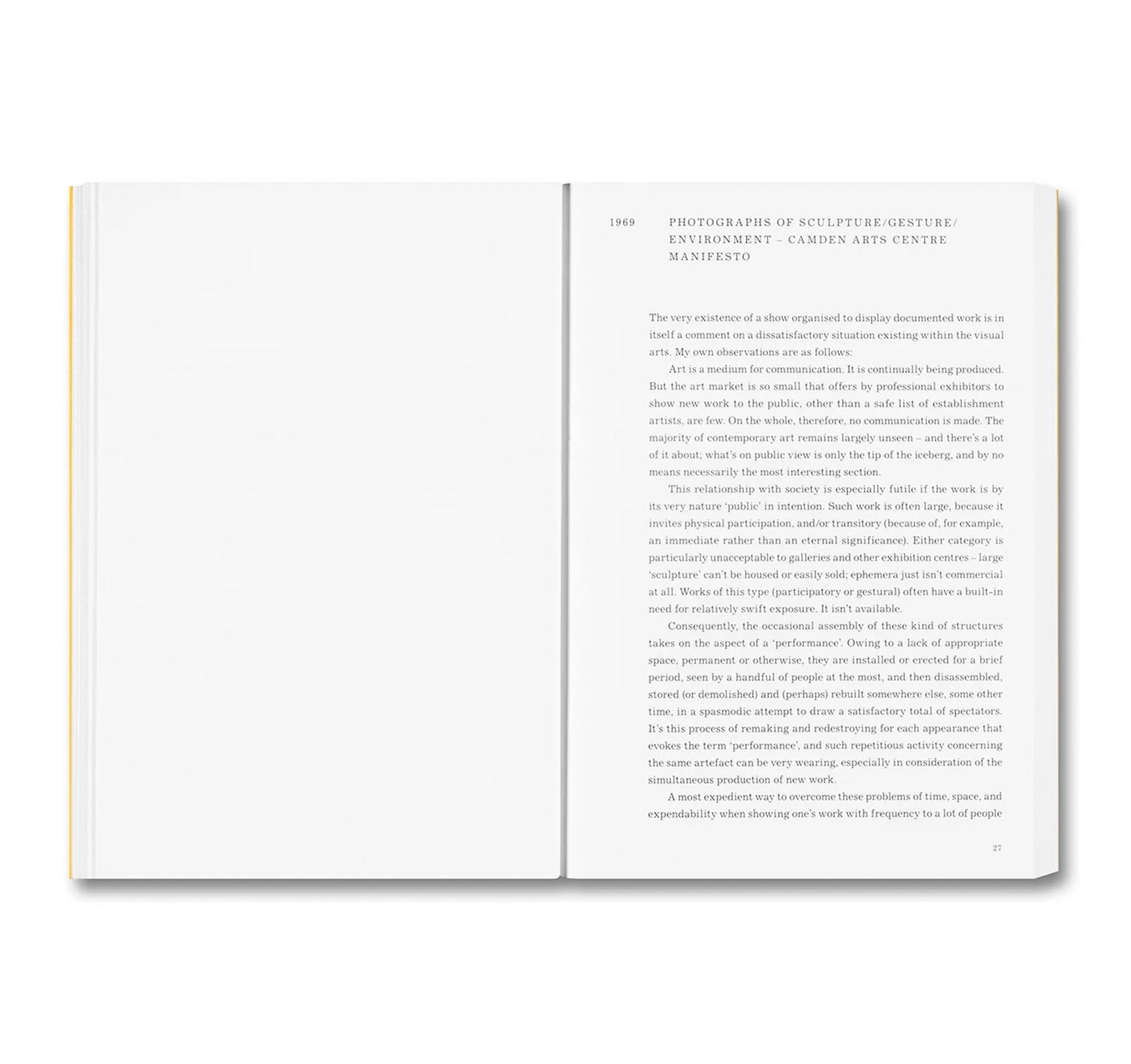 WRITTEN DOWN / WRITTEN UP: SELECTED WRITINGS OF JOHN HILLIARD by John Hilliard, Duncan Wooldridge