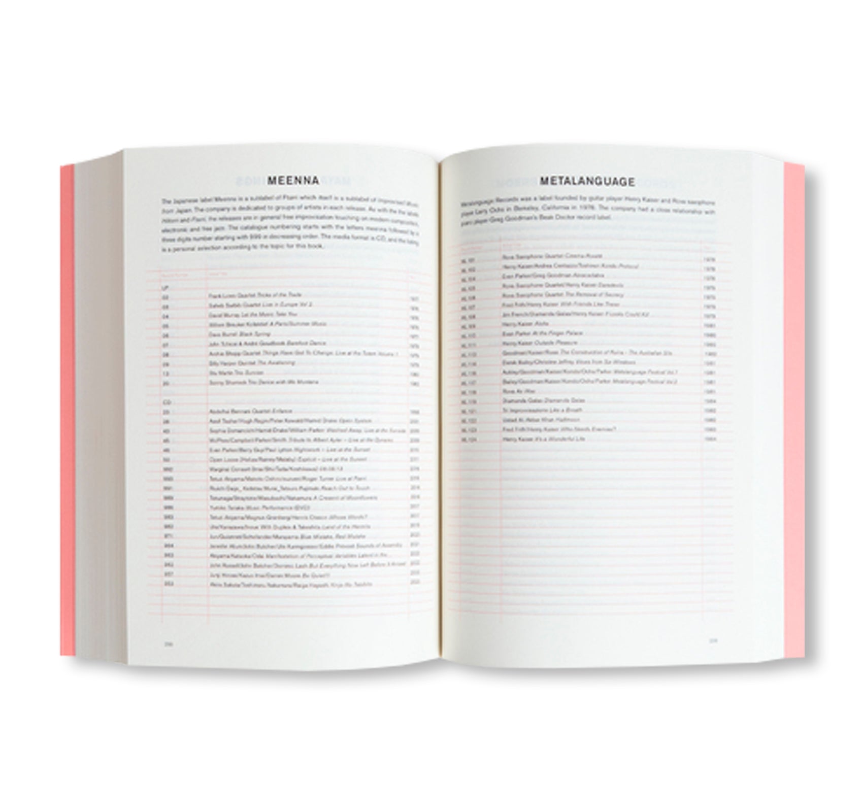 FREE JAZZ AND IMPROVISATION ON LP AND CD, 1965-2024 by Johannes Rød