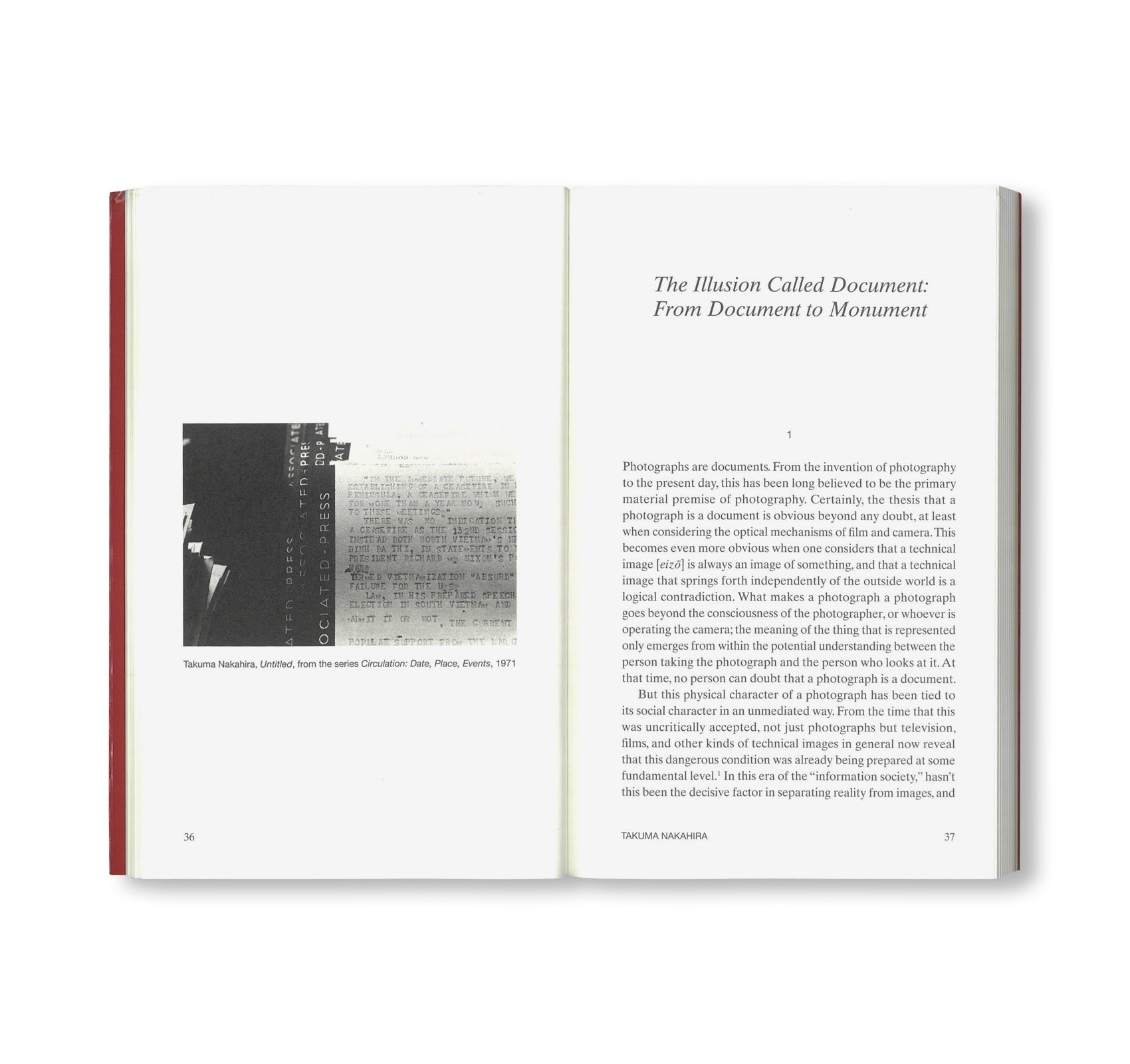 AT THE LIMITS OF THE GAZE: SELECTED WRITINGS BY TAKUMA NAKAHIRA by Takuma Nakahira