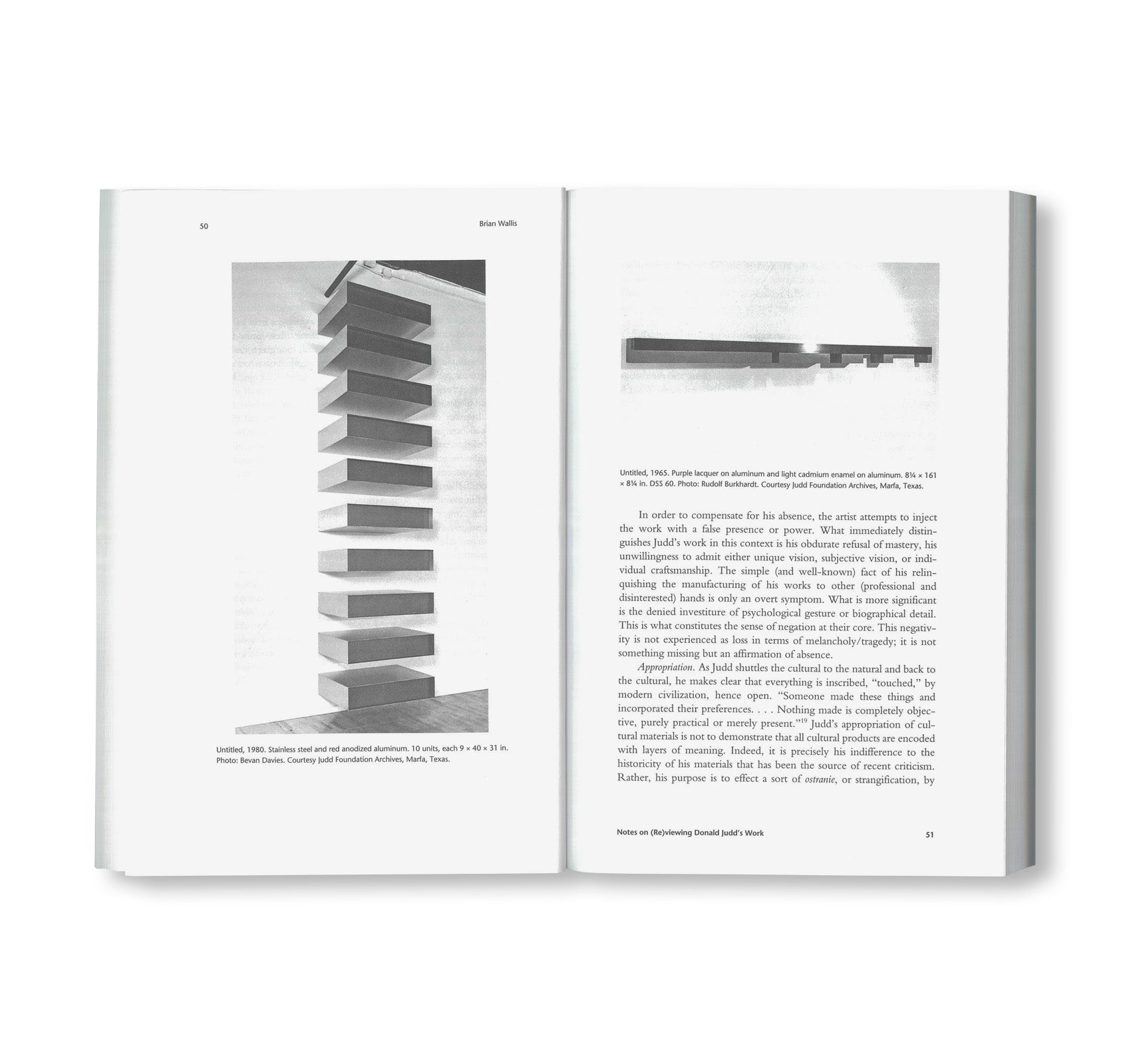 OCTOBER FILES: 26  DONALD JUDD