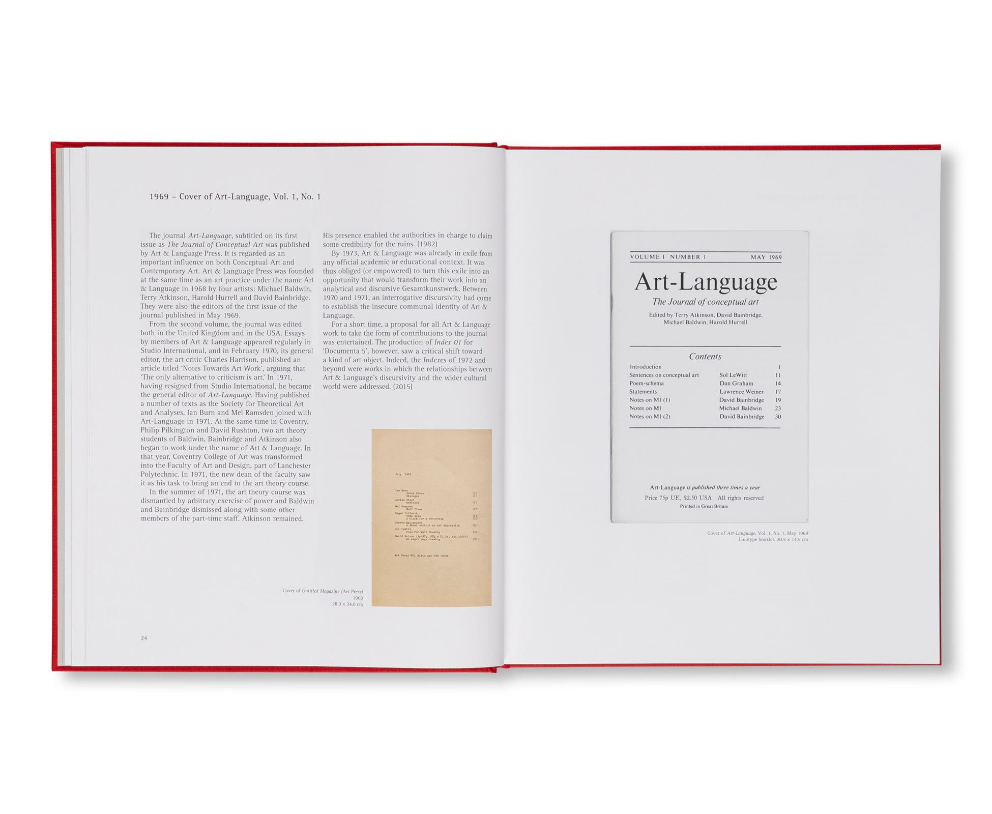 CONCEPTUAL ART AND OTHER ESSAYS BY ART & LANGUAGE. 1965-2023 by Art & Language