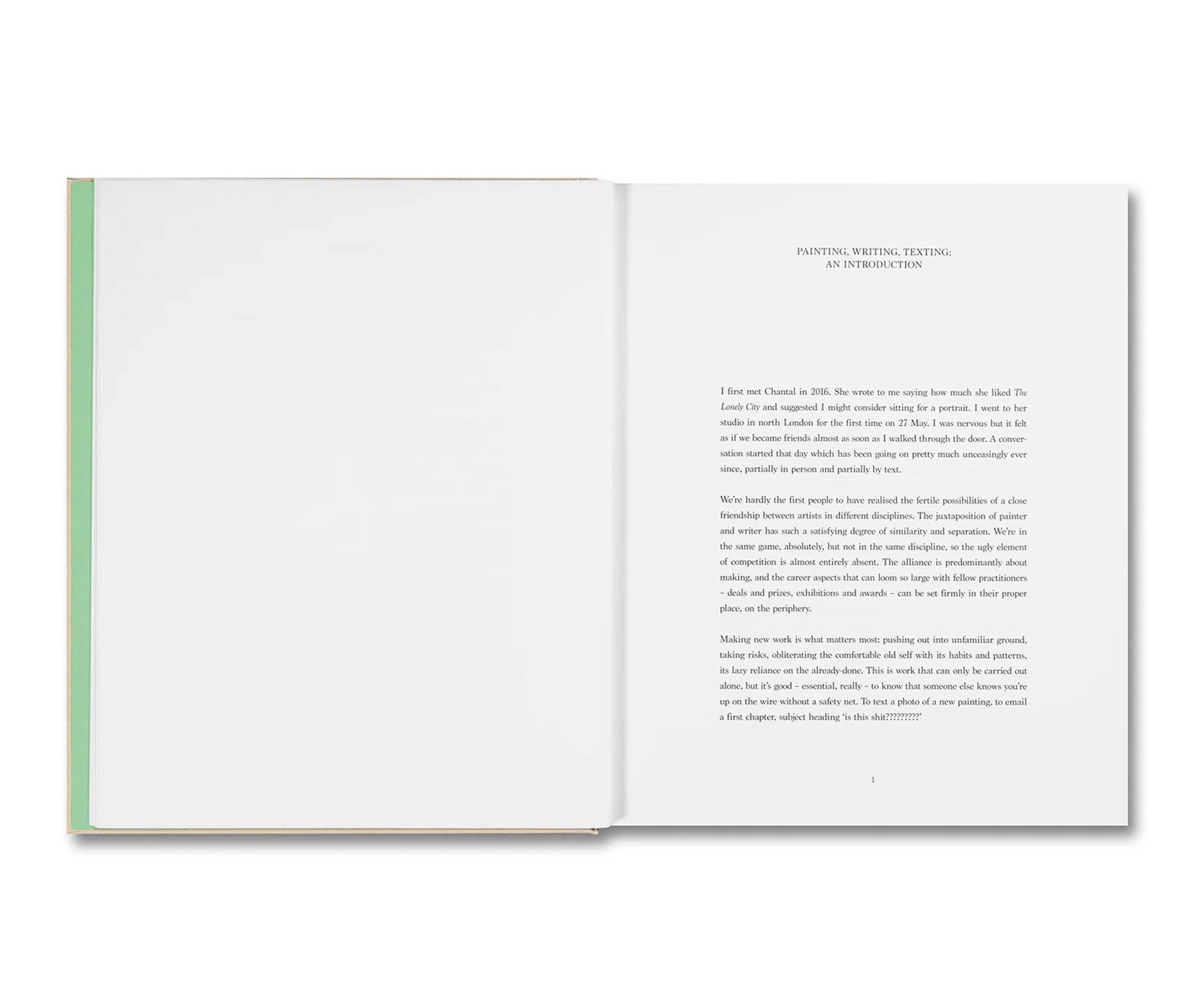 PAINTING WRITING TEXTING by Chantal Joffe, Olivia Laing