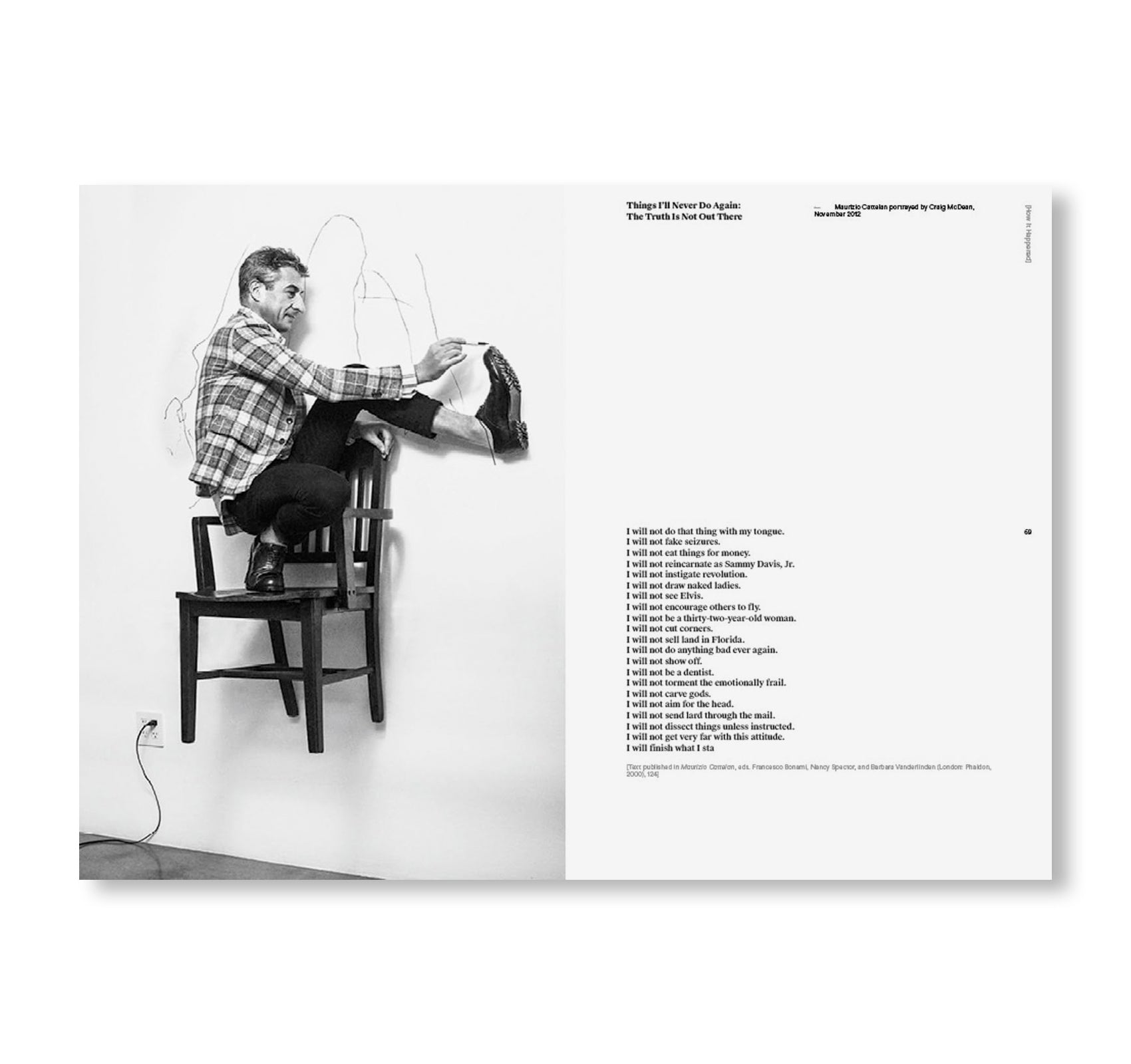 BEWARE OF YOURSELF by Maurizio Cattelan [ENGLISH EDITION]