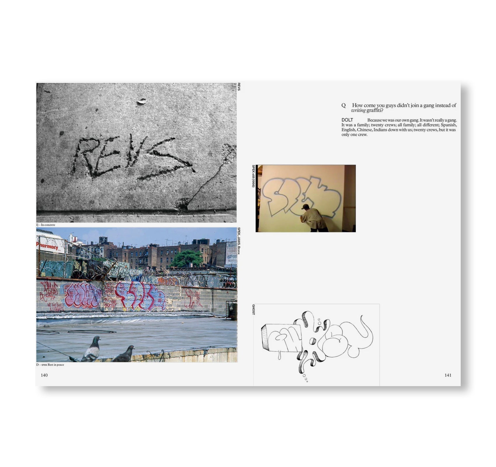 YOU WEREN'T THERE: 1990S NYC GRAFFITI. AESTHETICS, PLASTICITY, & FORM.