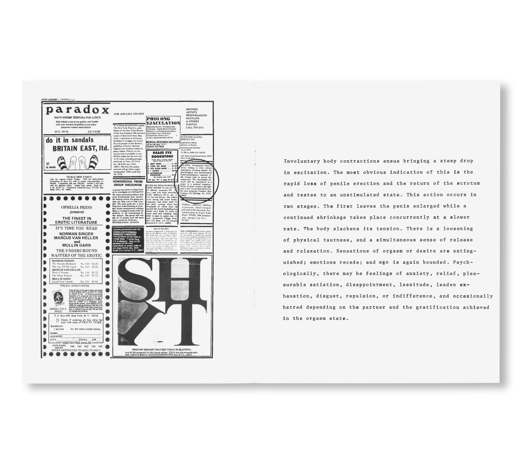 FOR PUBLICATION by Dan Graham [SECOND EDITION]