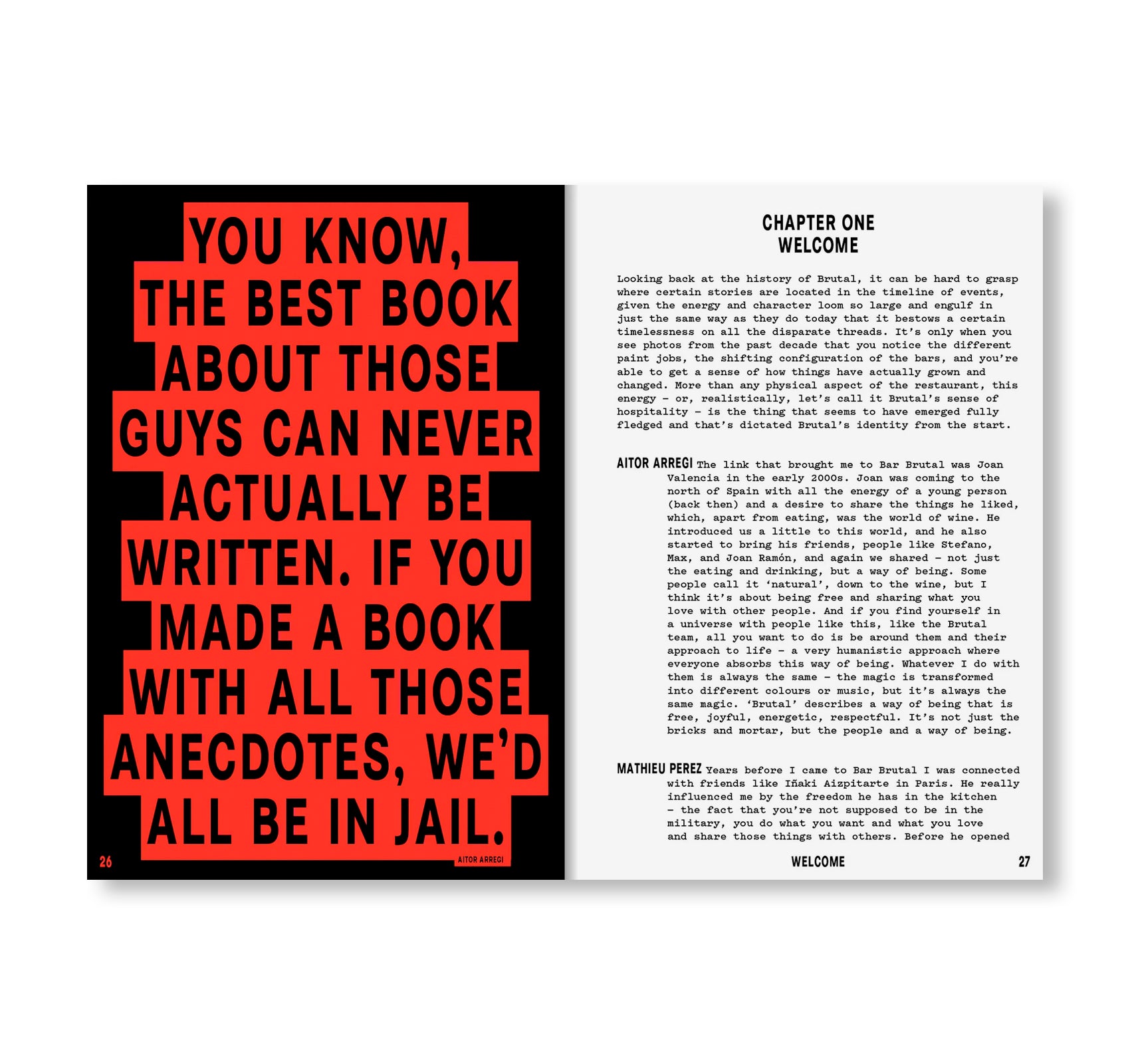 BAR BRUTAL: A COOKBOOK OF REVELATIONS