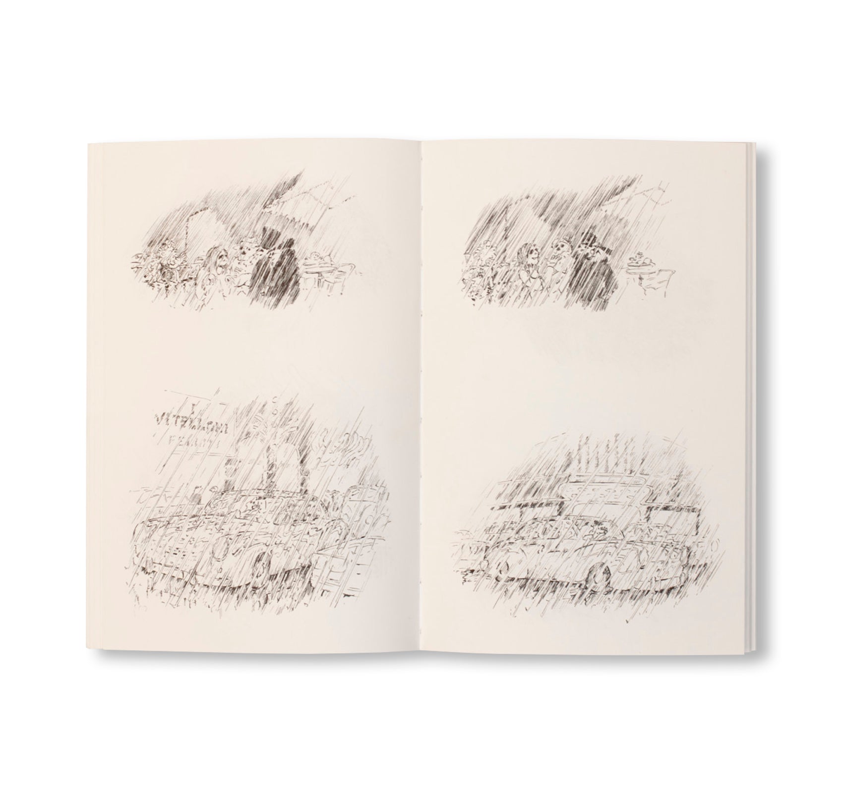 UP AND DOWN TOWN / REGENBÜCHLEIN by David Weiss [REPRINTED EDITION]