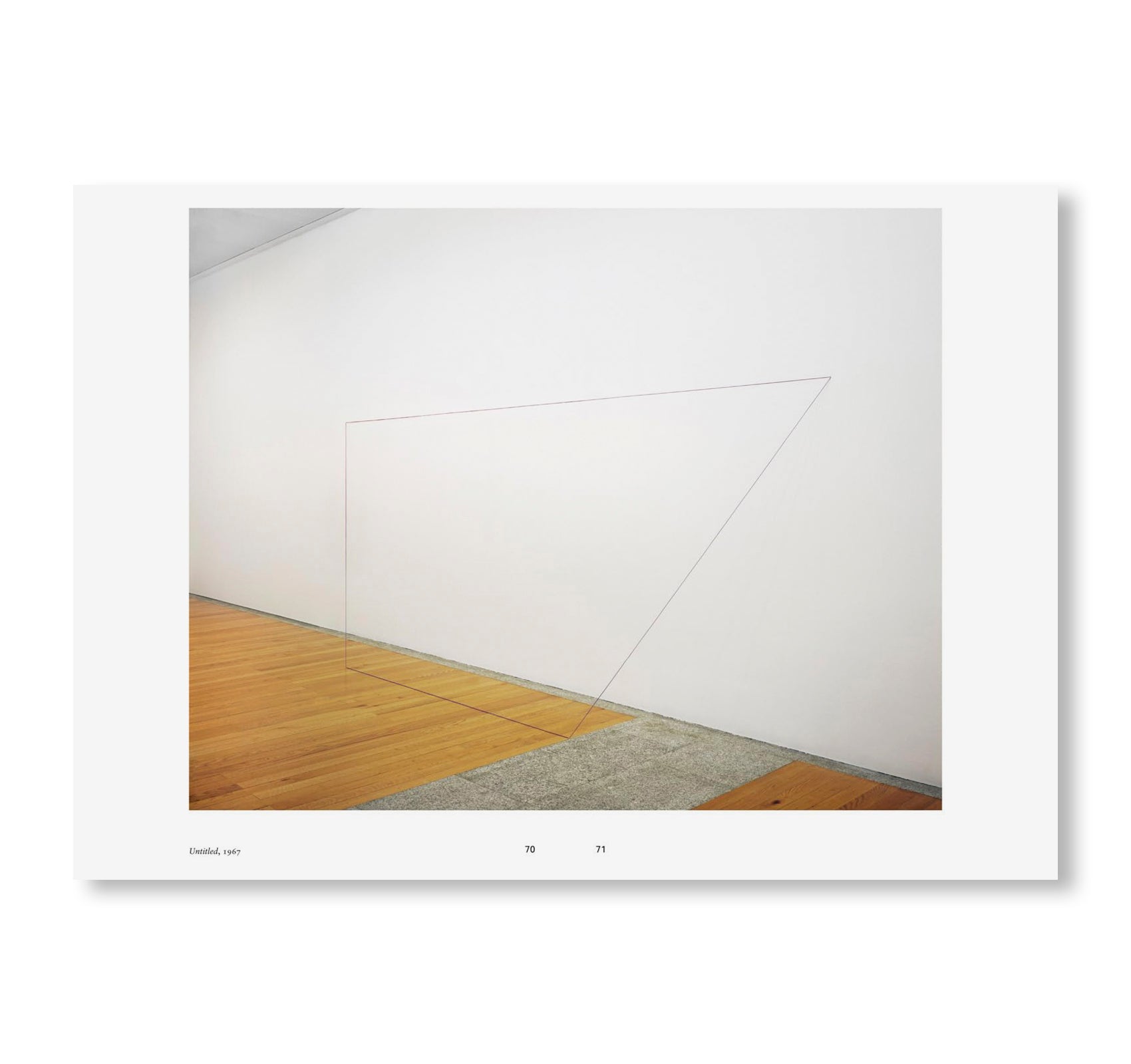 THREADING SPACE by Fred Sandback