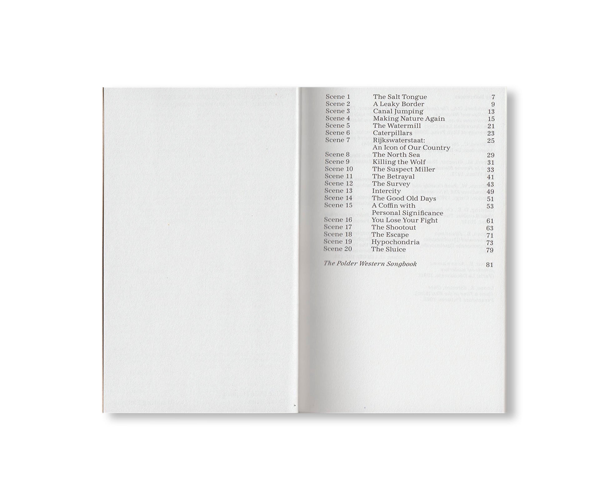 SCENES FROM THE POLDER WESTERN by Pilar Mata Dupont, Erika Roux