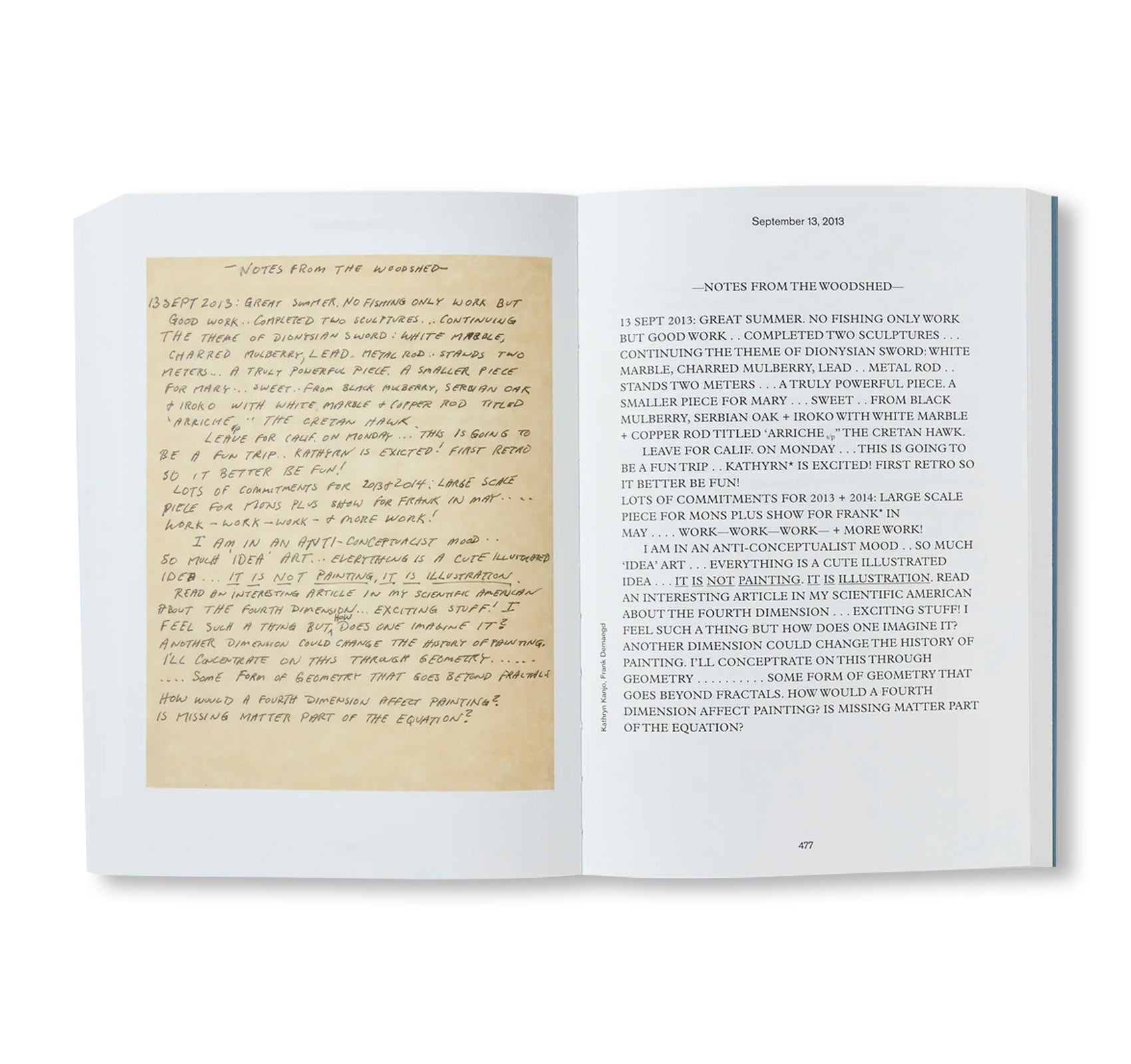 NOTES FROM THE WOODSHED by Jack Whitten [NEW EDITION]