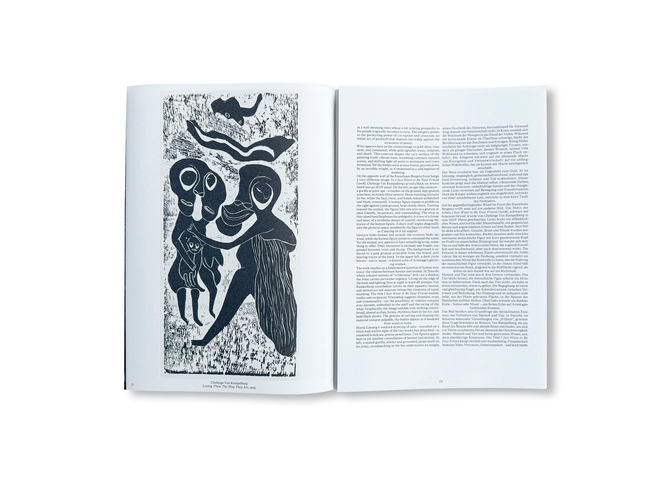 LOOK AT YOURSELF TO FIND YOU by Michael Armitage, Maria Lassnig, Chelenge Van Rampelberg