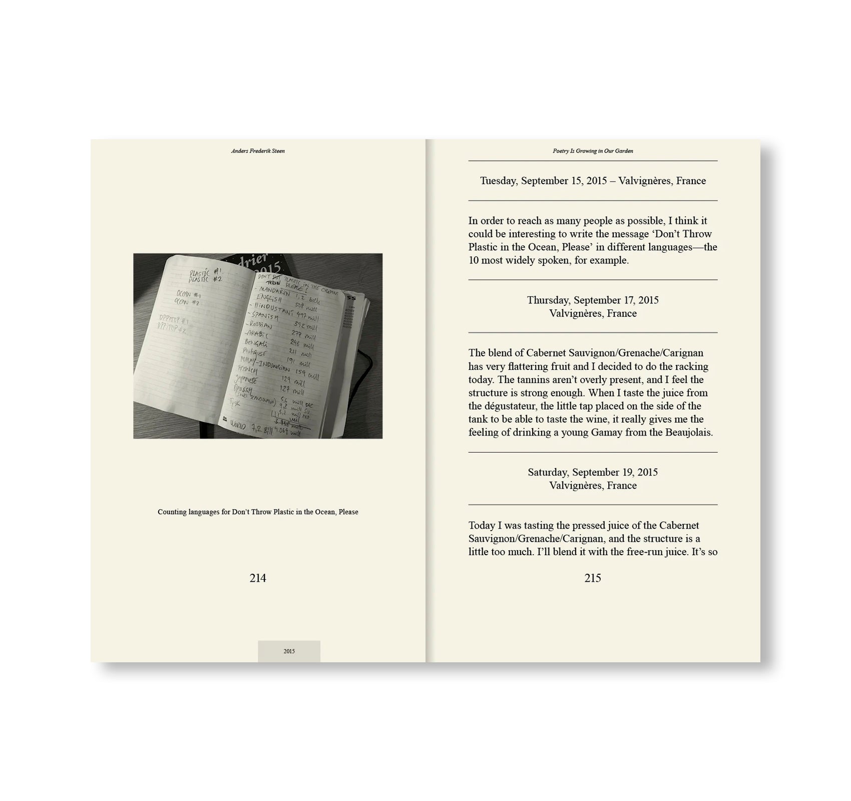POETRY IS GROWING IN OUR GARDEN by Anders Frederik Steen (VOL.1) [REPRINTED EDITION / THIRD PRINTING]
