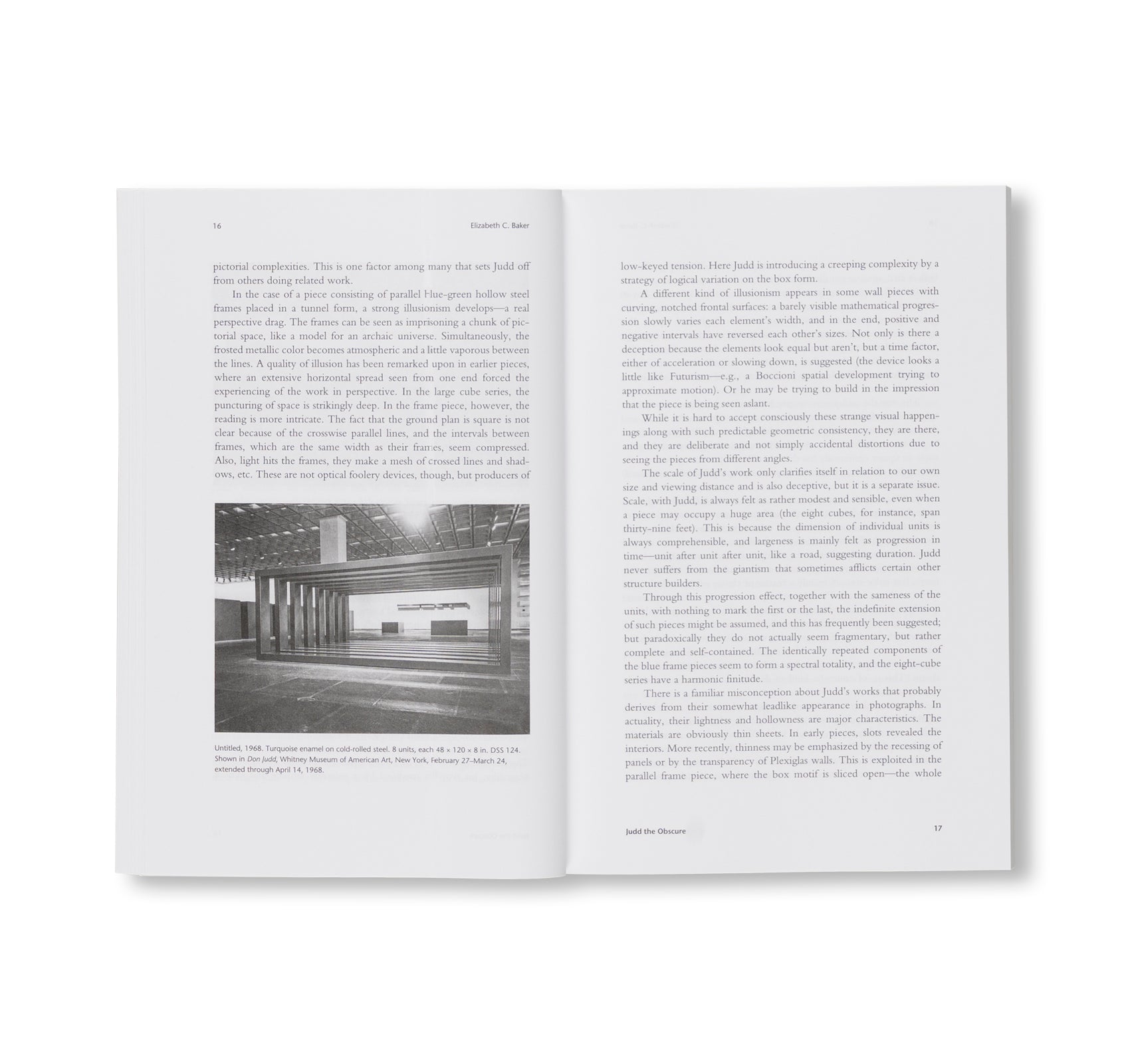 OCTOBER FILES: 26  DONALD JUDD