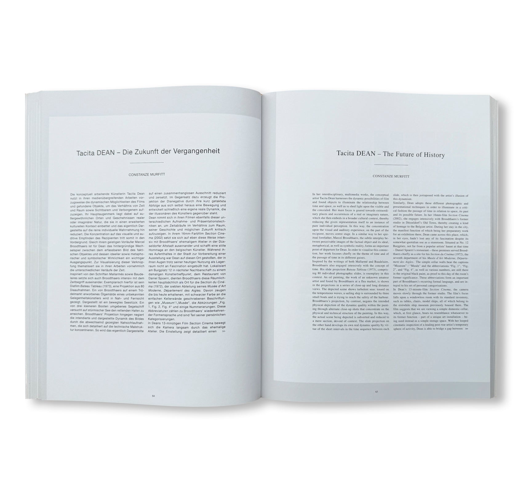 MARCEL BROODTHAERS: TODAY: OF REAL PRESENCE by Marcel Broodthaers