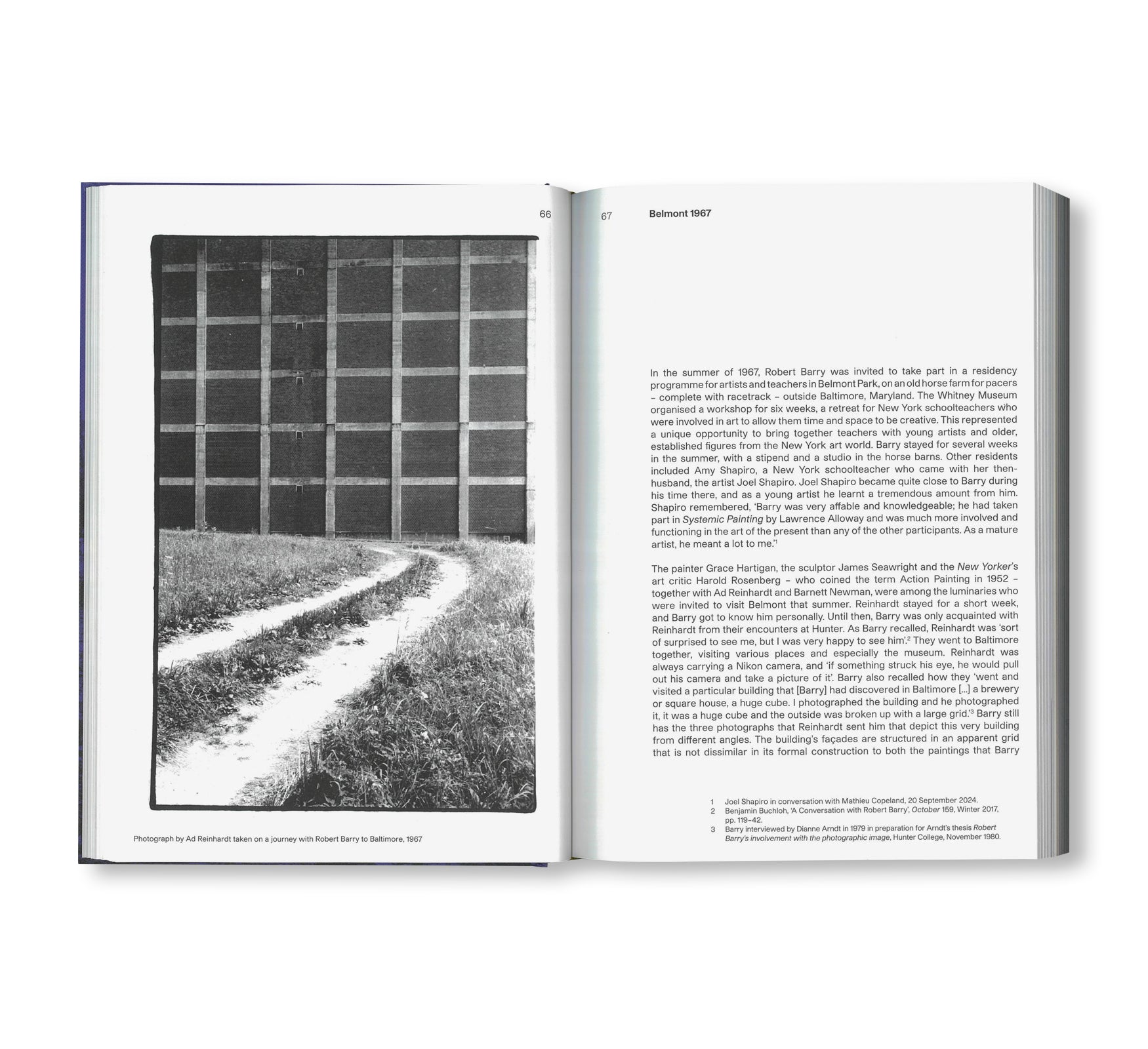 THE DEFINING OF IT… by Robert Barry