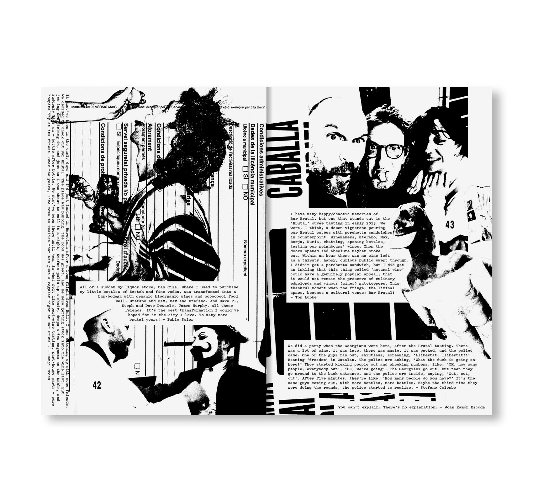 BAR BRUTAL: A COOKBOOK OF REVELATIONS