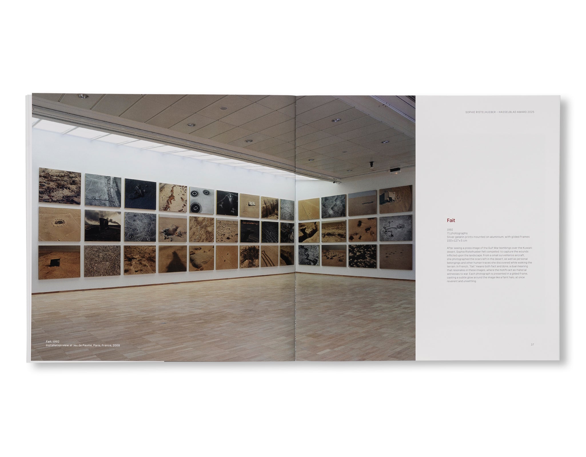 SOPHIE RISTELHUEBER - HASSELBLAD AWARD 2025 by Sophie Ristelhueber