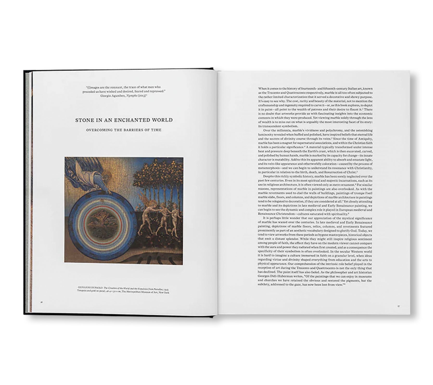 DIVINE PRESENCE: DEPICTIONS OF MARBLE IN LATE GOTHIC AND EARLY RENAISSANCE PAINTING
