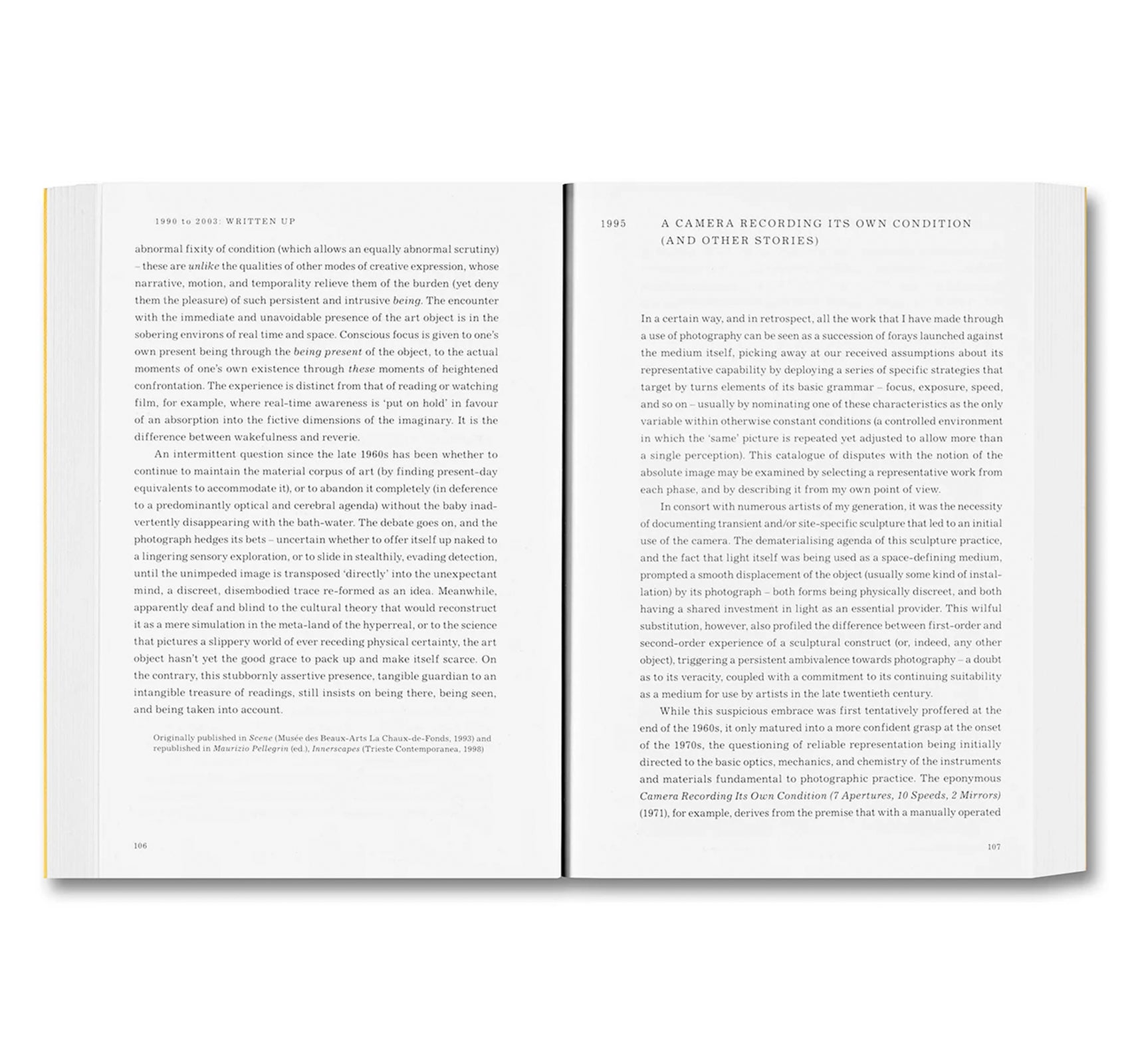 WRITTEN DOWN / WRITTEN UP: SELECTED WRITINGS OF JOHN HILLIARD by John Hilliard, Duncan Wooldridge