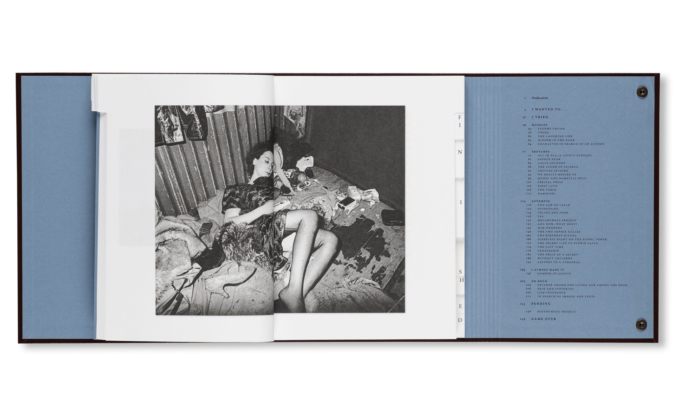 CATALOGUE RAISONNÉ OF THE UNFINISHED by Sophie Calle