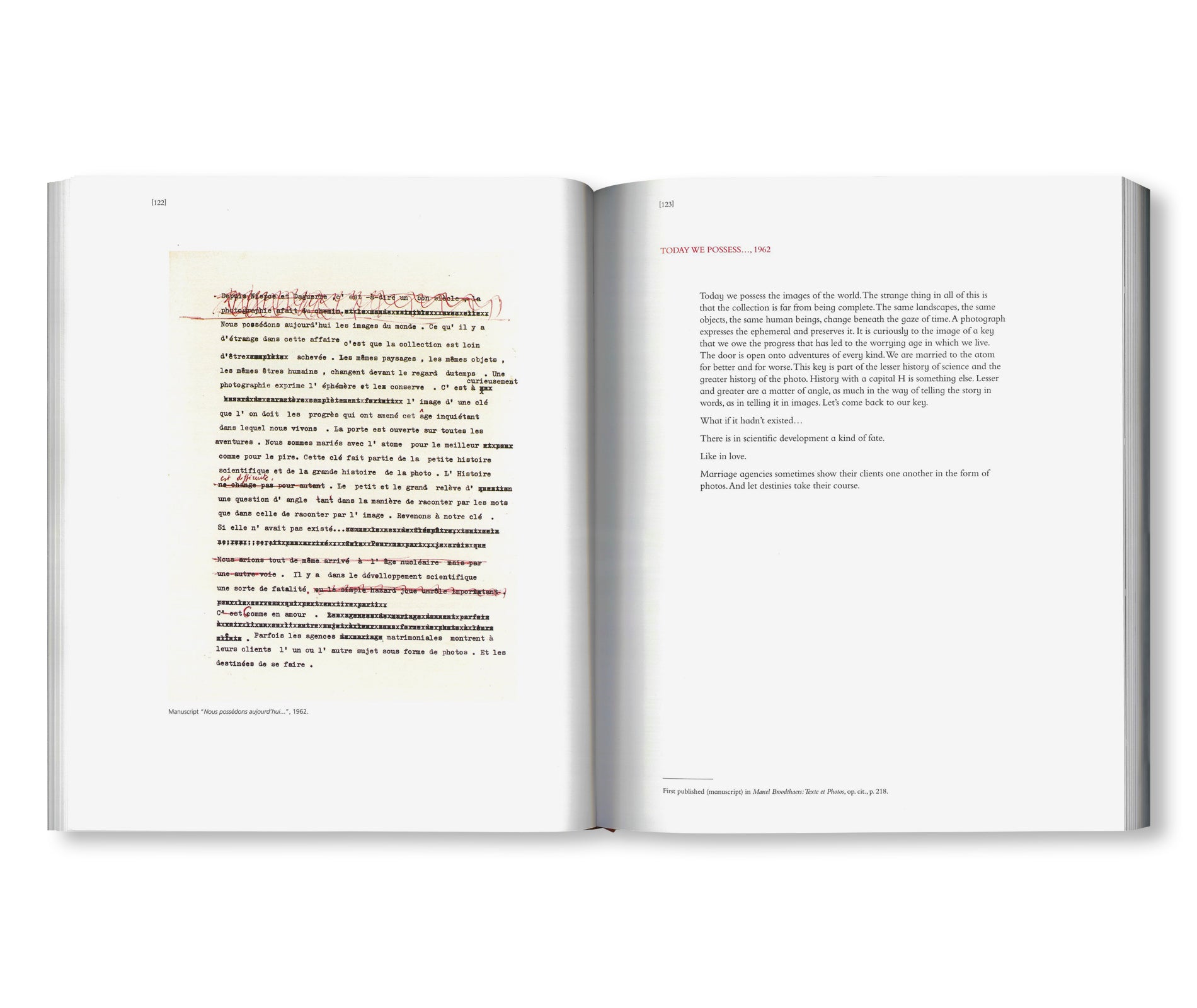 MARCEL BROODTHAERS: COLLECTED WRITINGS by Marcel Broodthaers