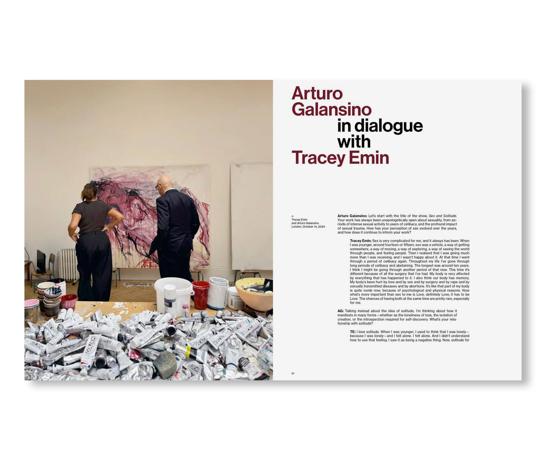 SEX AND SOLITUDE by Tracey Emin