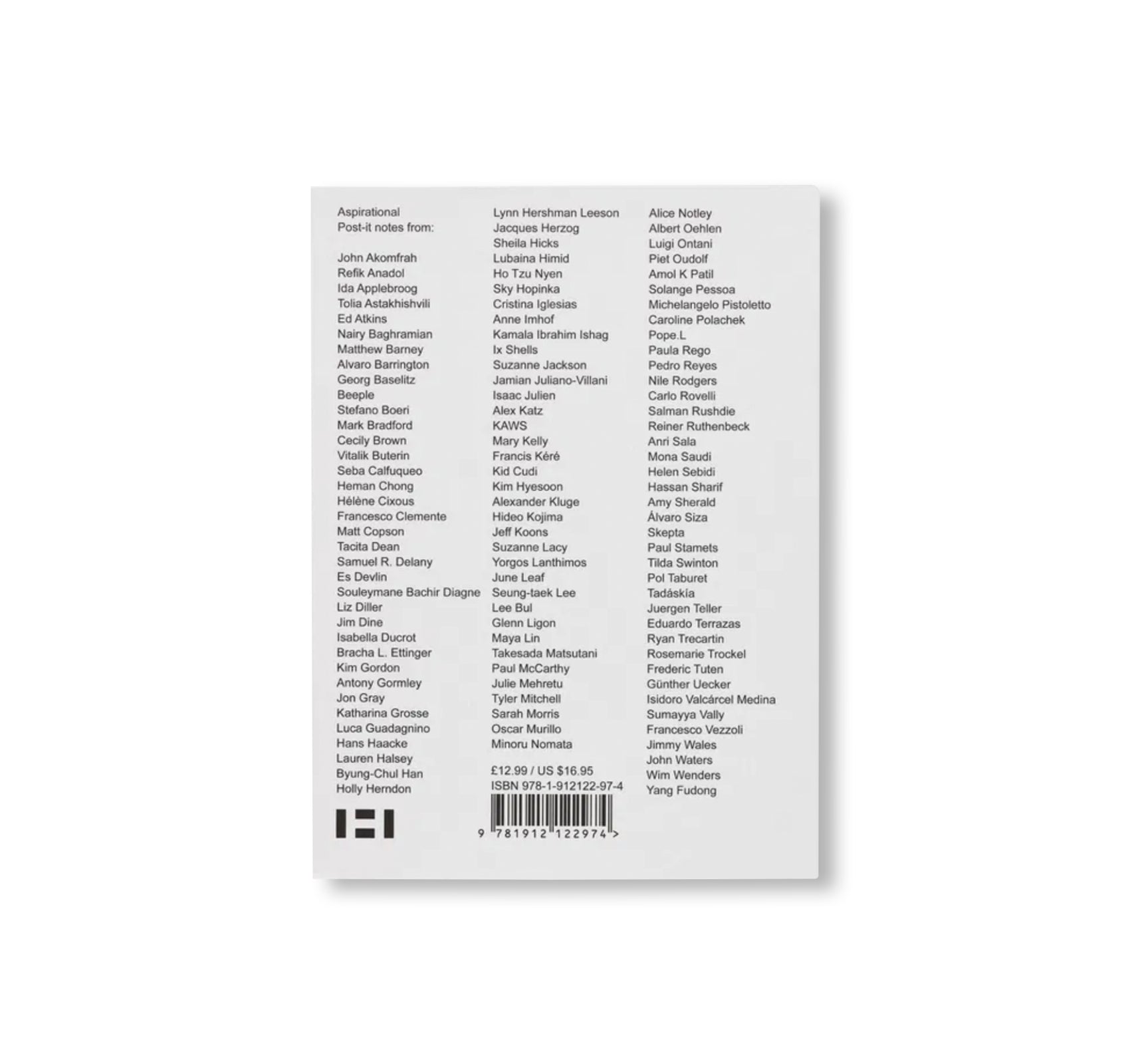 WISH YOU WERE HERE: 111 ARTISTS, 111 NOTES by Hans Ulrich Obrist