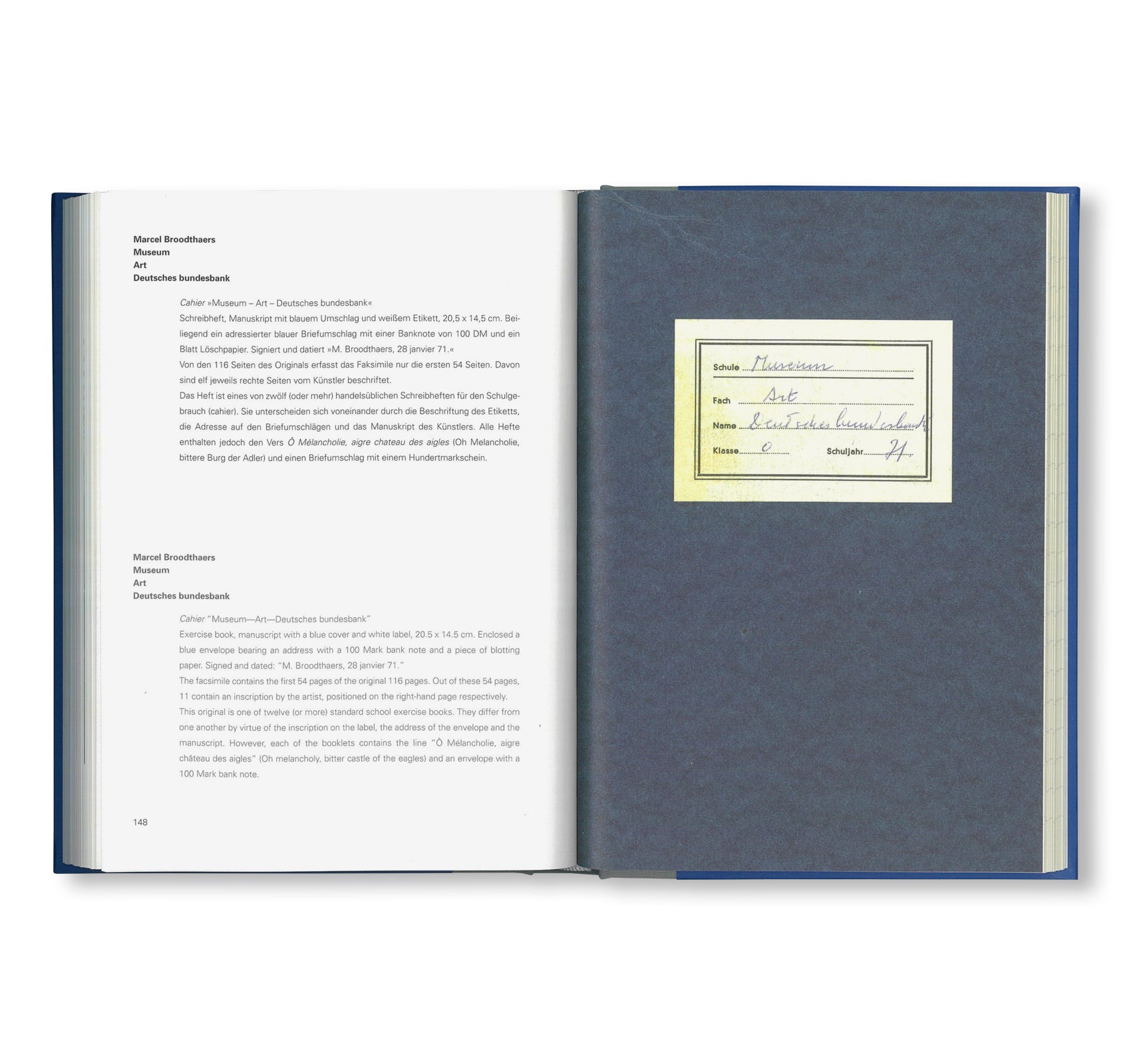 MARCEL BROODTHAERS: AN ATTEMPT TO RETELL THE STORY BY JÜRGEN HARTEN by Marcel Broodthaers